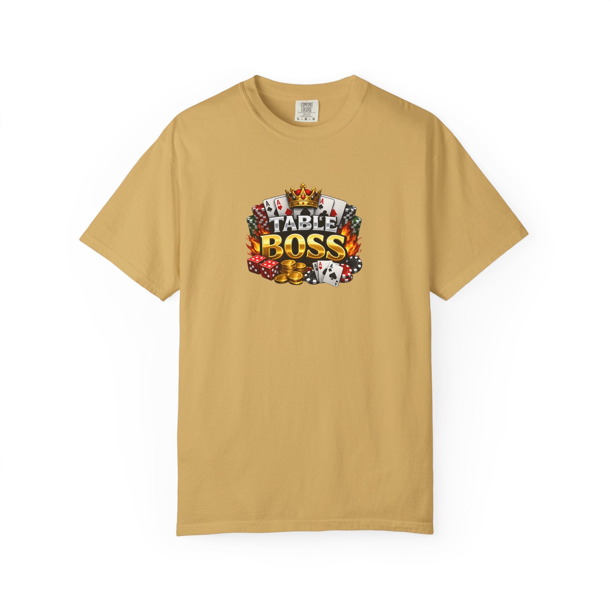 Table Boss Poker Shirt I Run This Table Funny Poker Tee Poker Player Card Shark Gift Casino Gambler Humor 9 colors 100% cotton