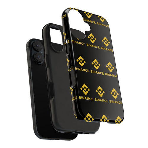 Sats and Stripes Binance Tough Phone Case BNB Crypto Phone Case iPhone and Samsung