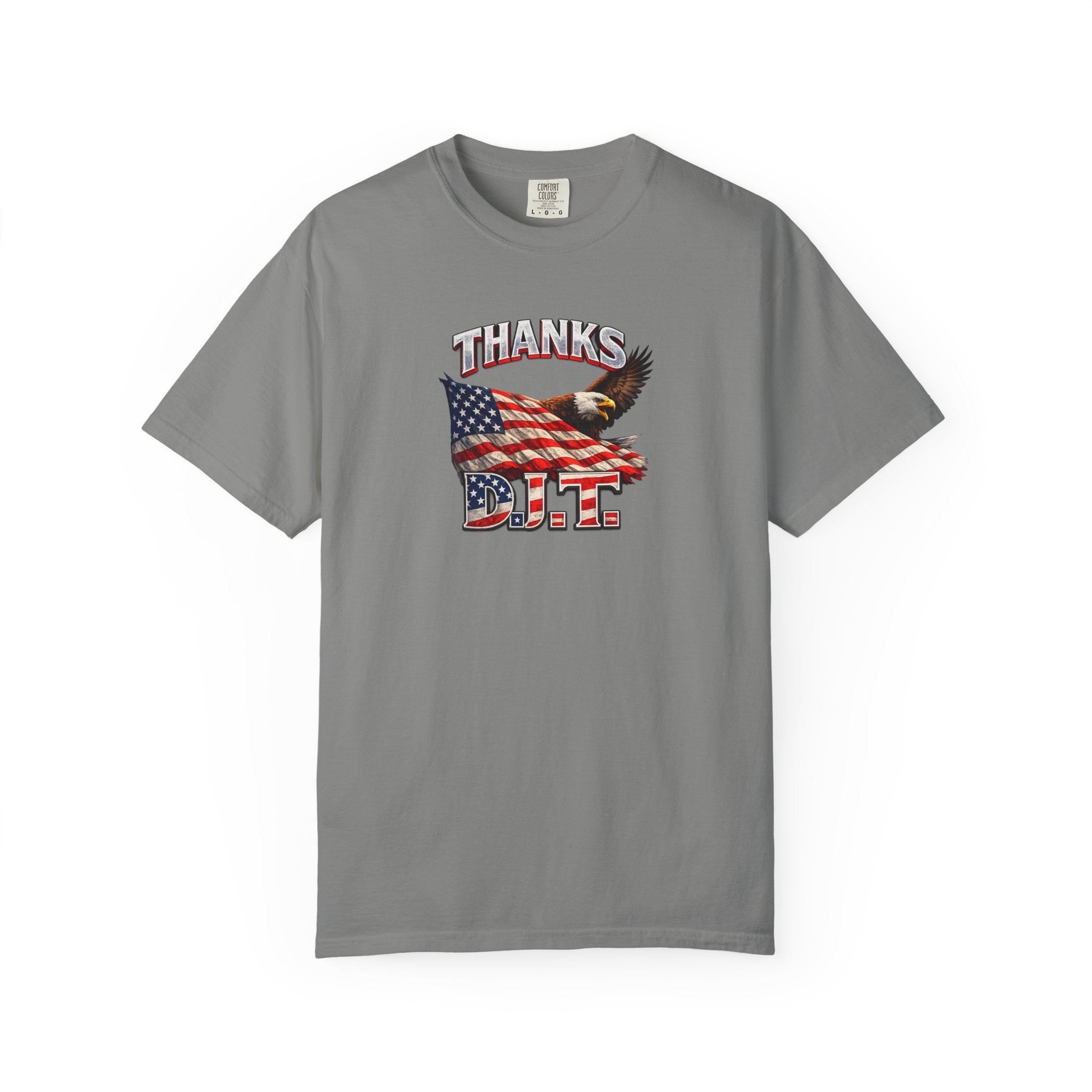 Thanks D.J.T. Tee USA Pride Graphic TShirt Freedom Lover Gift Patriotic Apparel 7 colors 100% cotton