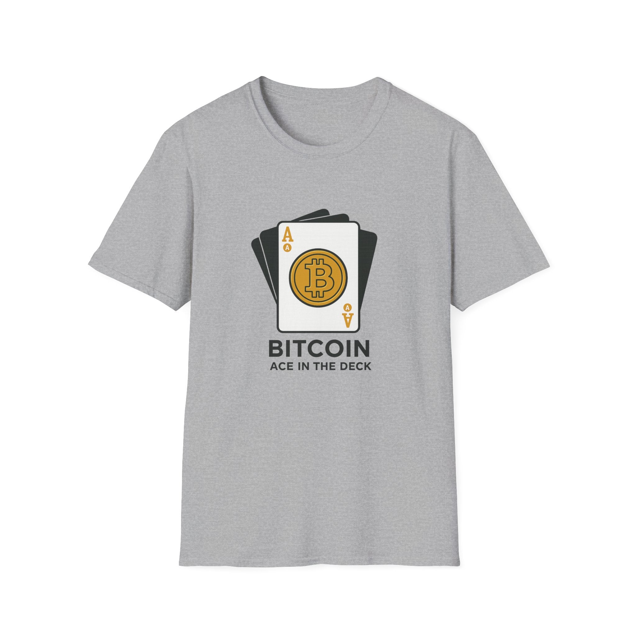Bitcoin Ass im Ärmel T-Shirt Markantes Krypto-Statement-Shirt für Bitcoin-Enthusiasten 7 Farben 100 % Baumwolle