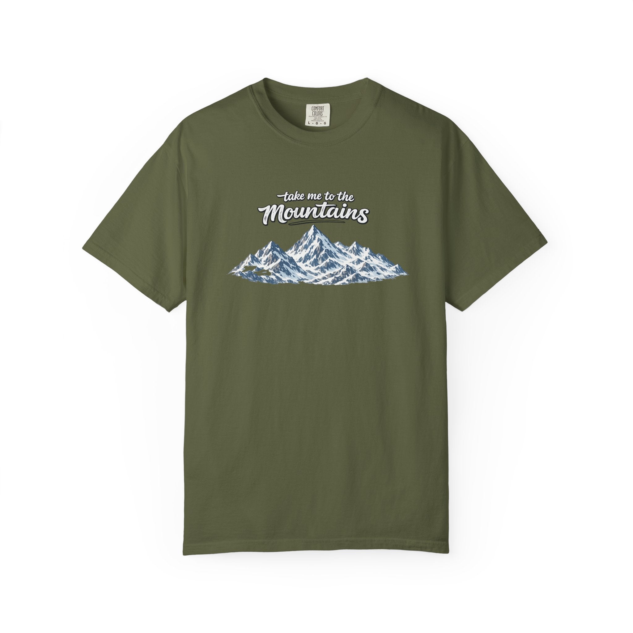 Take Me to the Mountains Shirt Rustic Mountain Tee Hiking Nature Lover Gift Outdoor Adventure T-Shirt 7 colors 100% cotton