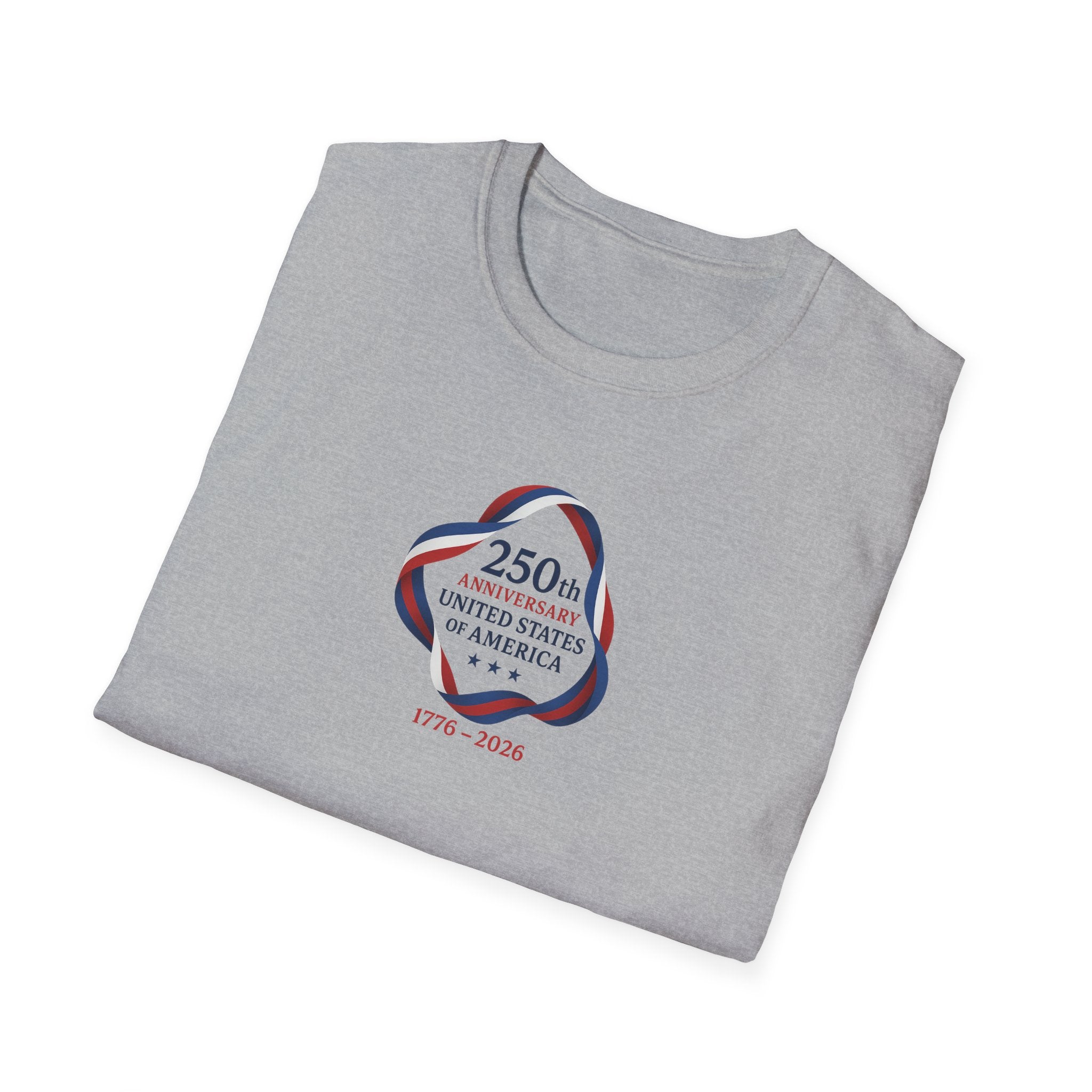 250th Anniversary of America USA T-Shirt Tee Patriotic American Semiquincentennial 5 colors 100% cotton