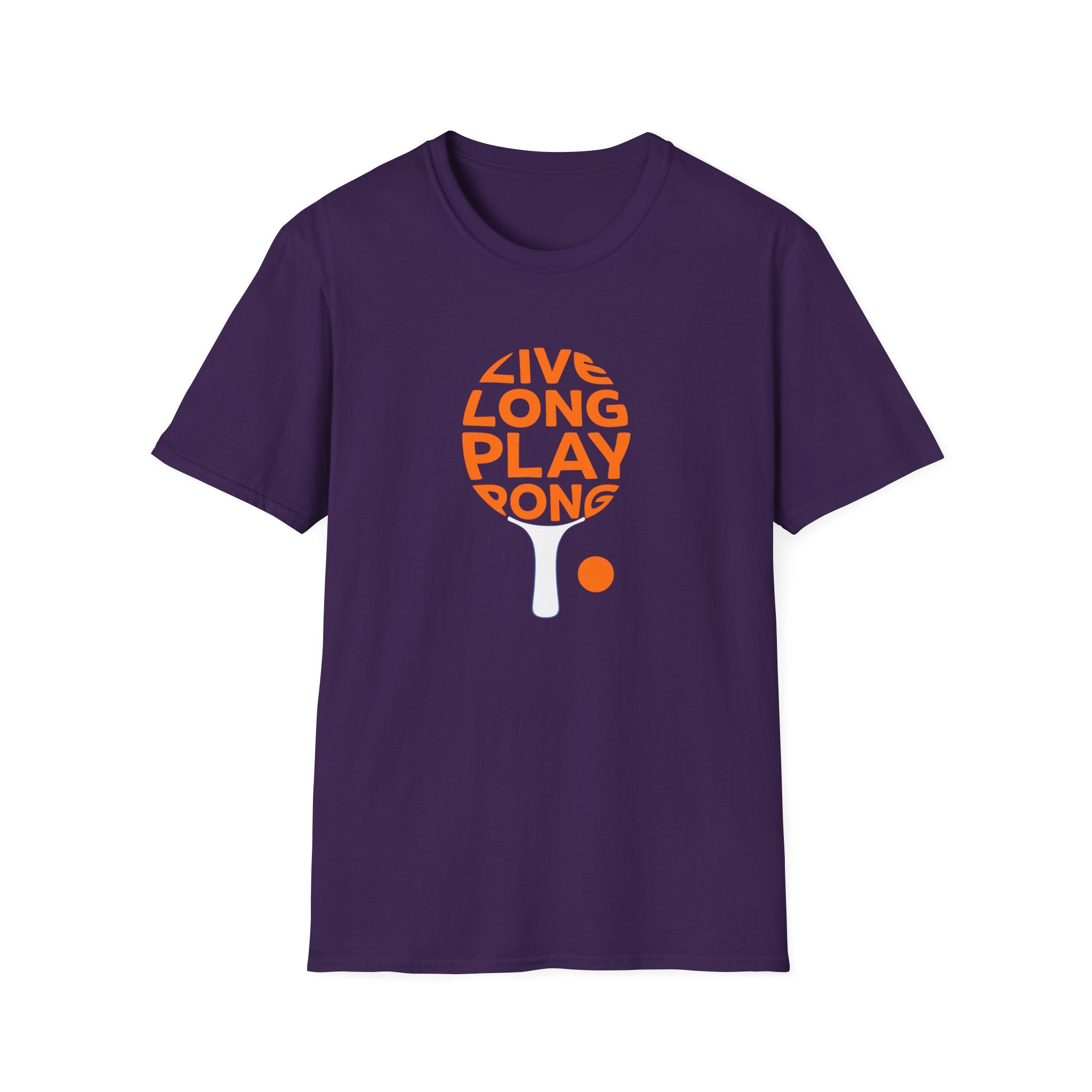 Live Long Play Pong T-Shirt Ping Pong Graphic Tee Funny Table Tennis TShirt 5 colors 100% cotton