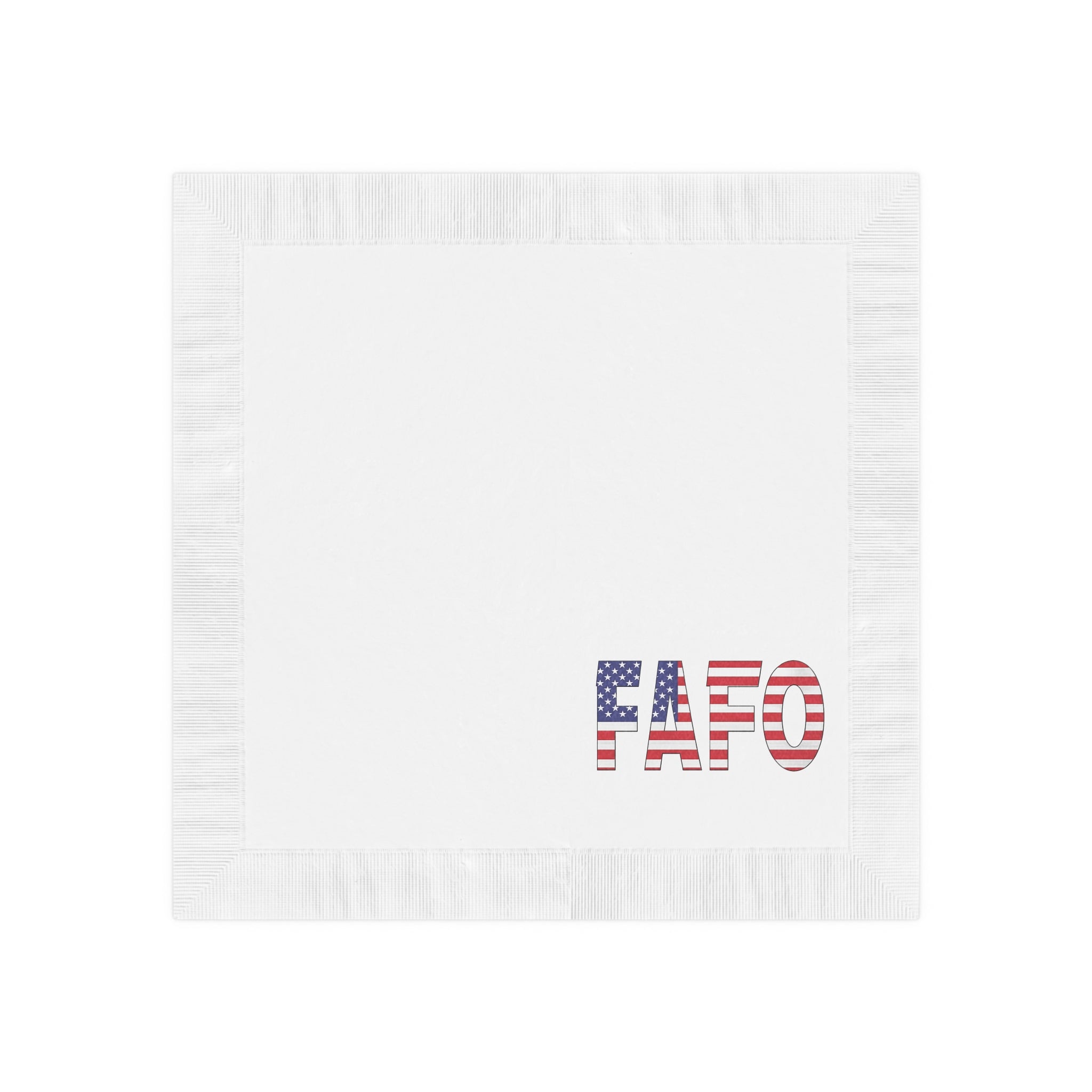 FAFO Patriotic Napkins Fourth of July Decor BBQ Party Supplies Patriotic Napkins America Party Decor (50 or 100 Count) 2 sizes