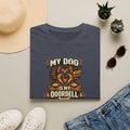 Mein Hund ist meine Türklingel T-Shirt Lustiges Hundeliebhaber-Shirt Hunde Mama Tee Haustierbesitzer Humor Shirt Niedliches Hunde Grafik Tee 6 Farben 100% Baumwolle