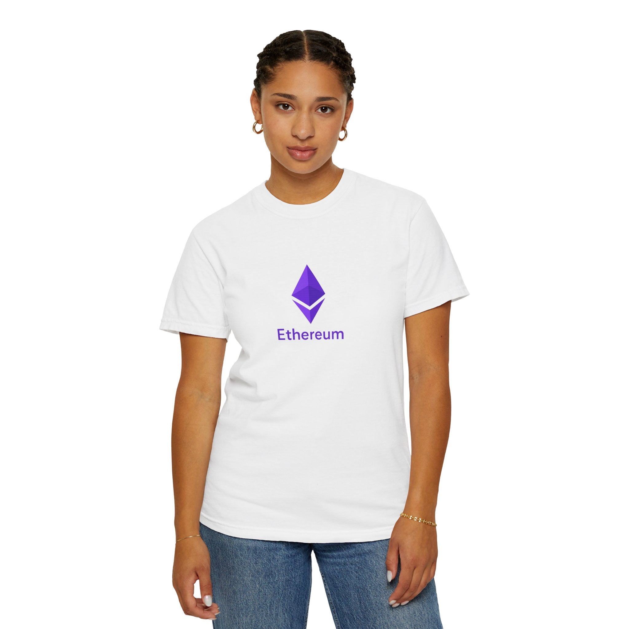 Ethereum Power Tee Bold Crypto Shirt for Blockchain Believers Premium Streetwear for ETH Holders 3 colors 100% cotton