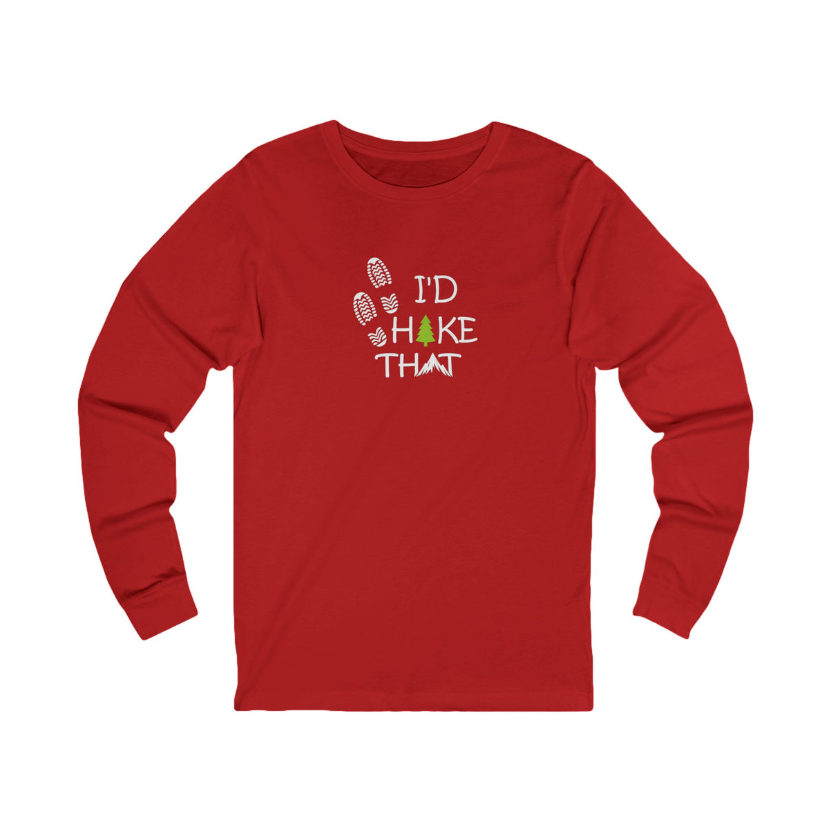 I'd Hike That Shirt Wander-Liebhaber T-Shirt Outdoor-Abenteuer-Shirt Natur-Wanderer-Geschenk Wanderwege-Liebhaber-Shirt 7 Farben 100% Baumwolle
