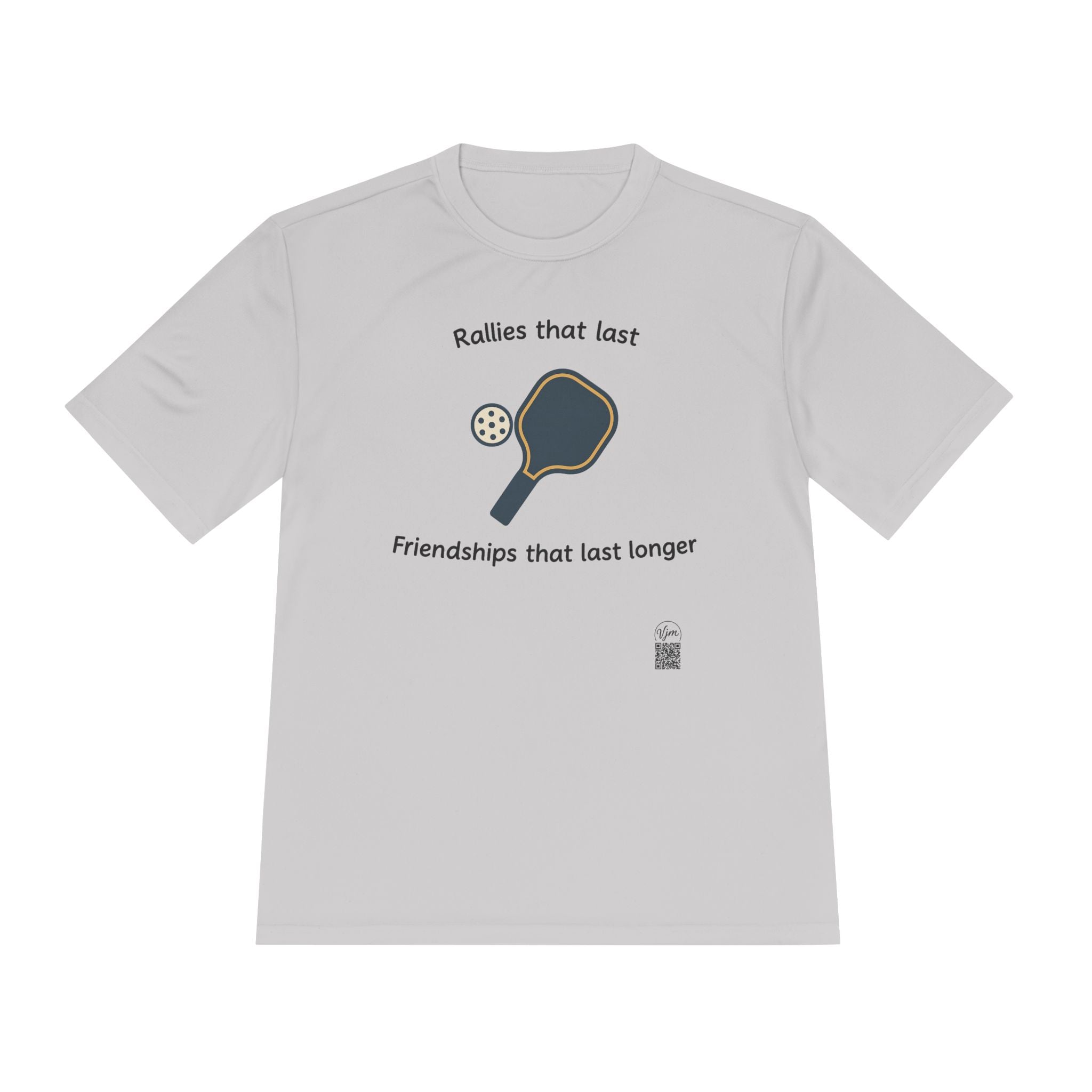 Pickleball Friendships Moisture Sport-Tek T-Shirt Tee 6 colors 100% polyester