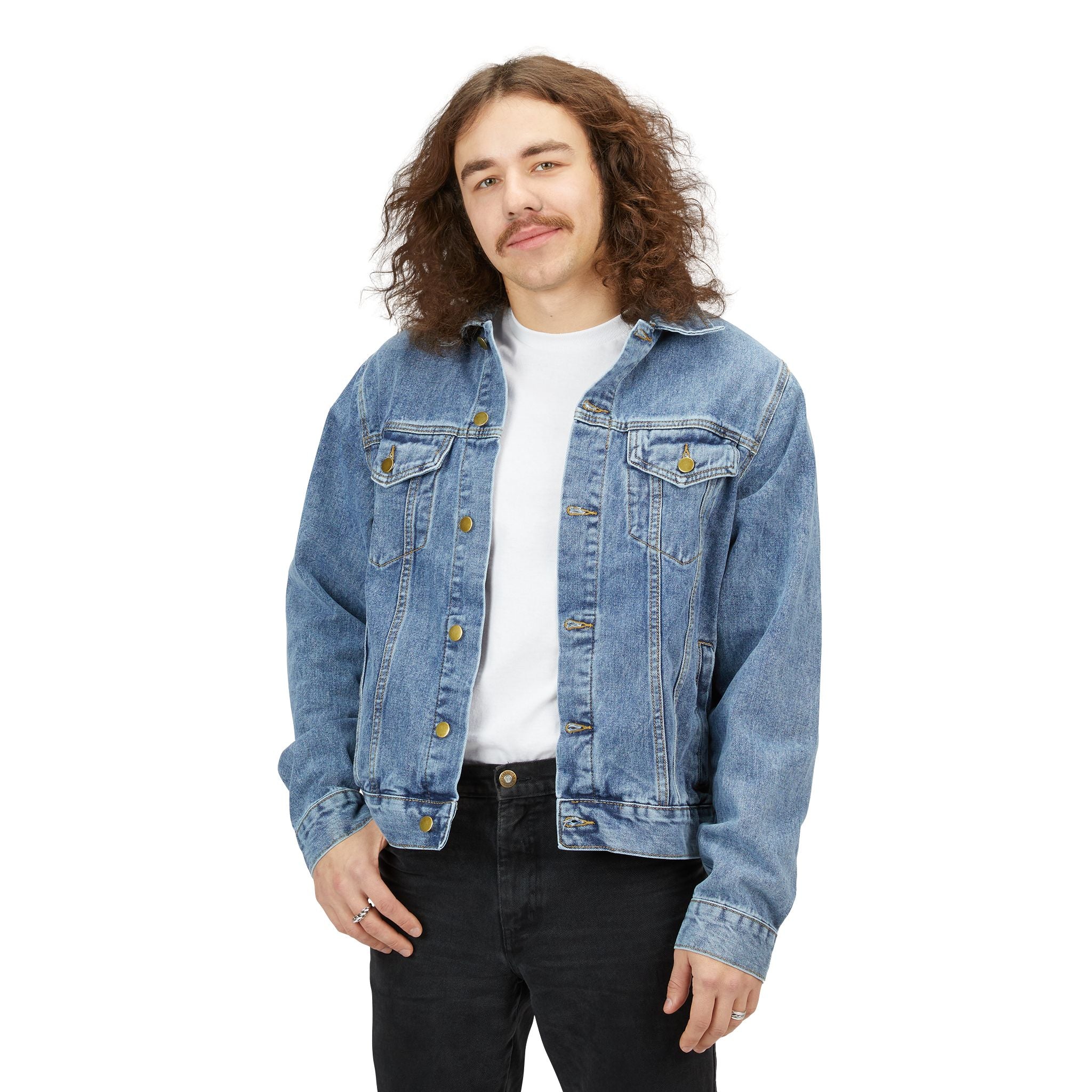 Ride Hard Motorcycle Denim Jacket Relaxed & Harley inspired