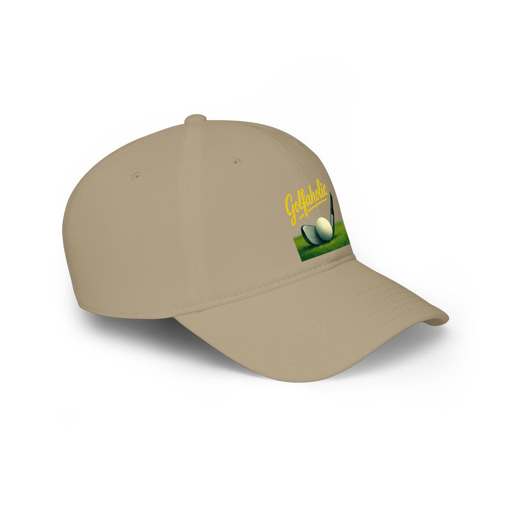 Golfaholic Hat Funny Golf Lover Dad Cap Golf Gift for Men Adjustable Beige Golf Cap Golfer Birthday Gift 4 colors