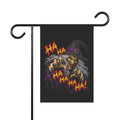 Satsatripes.com Scary Witch Halloween 12 x 18 Garden Flag Evil Laugh “Ha Ha Ha” Double-Sided Yard Decor
