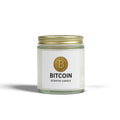 Bitcoin Logo Coconut Apricot Wax Candle 4oz or 9oz Available in 8 fragrances