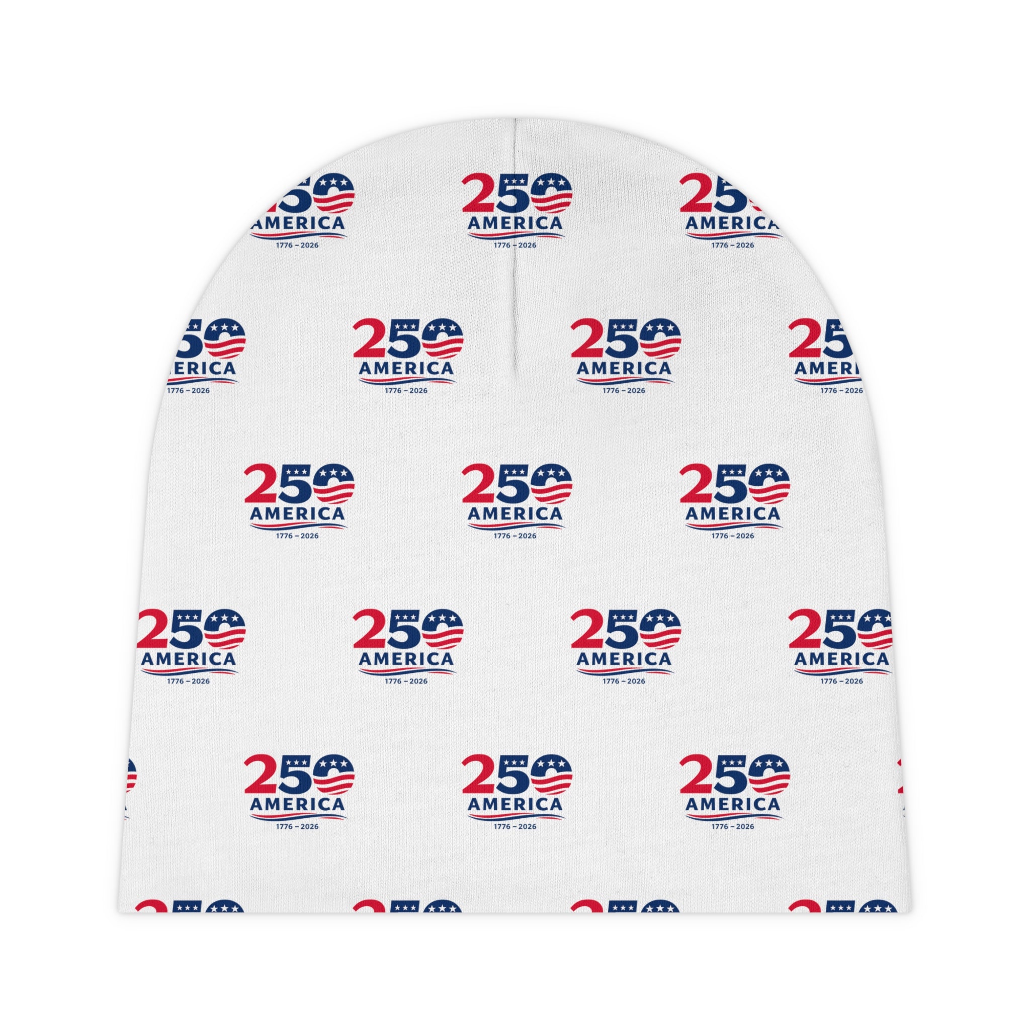 USA 250th Anniversary Baby Beanie America 1776-2026 Infant Hat Patriotic Newborn Keepsake