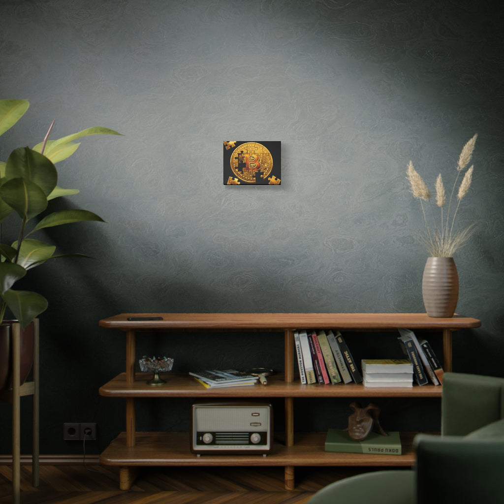 Bitcoin Artwork Puzzle Canvas 12 x 9