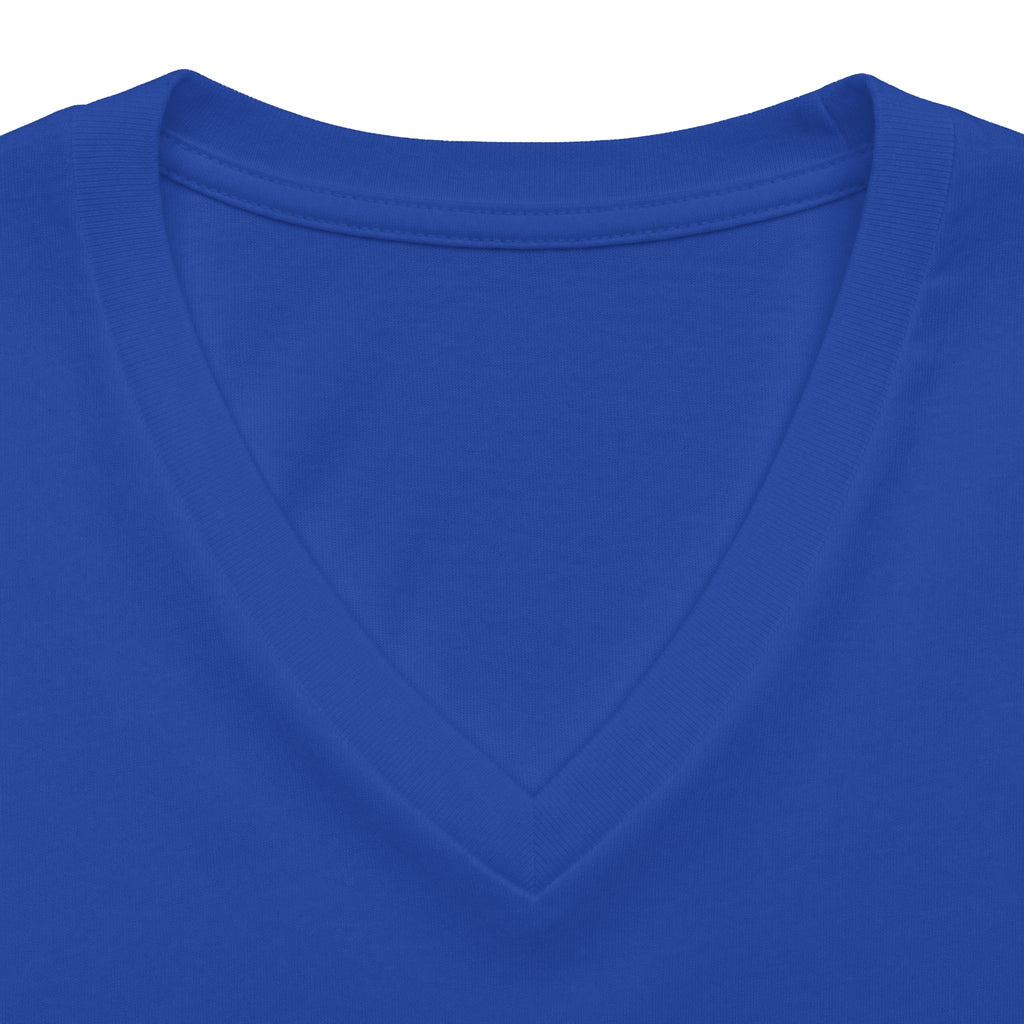 SatsandStripes.com Pickleball Is My Therapy Women’s V-Neck T-Shirt – Funny Pickleball Graphic Tee 