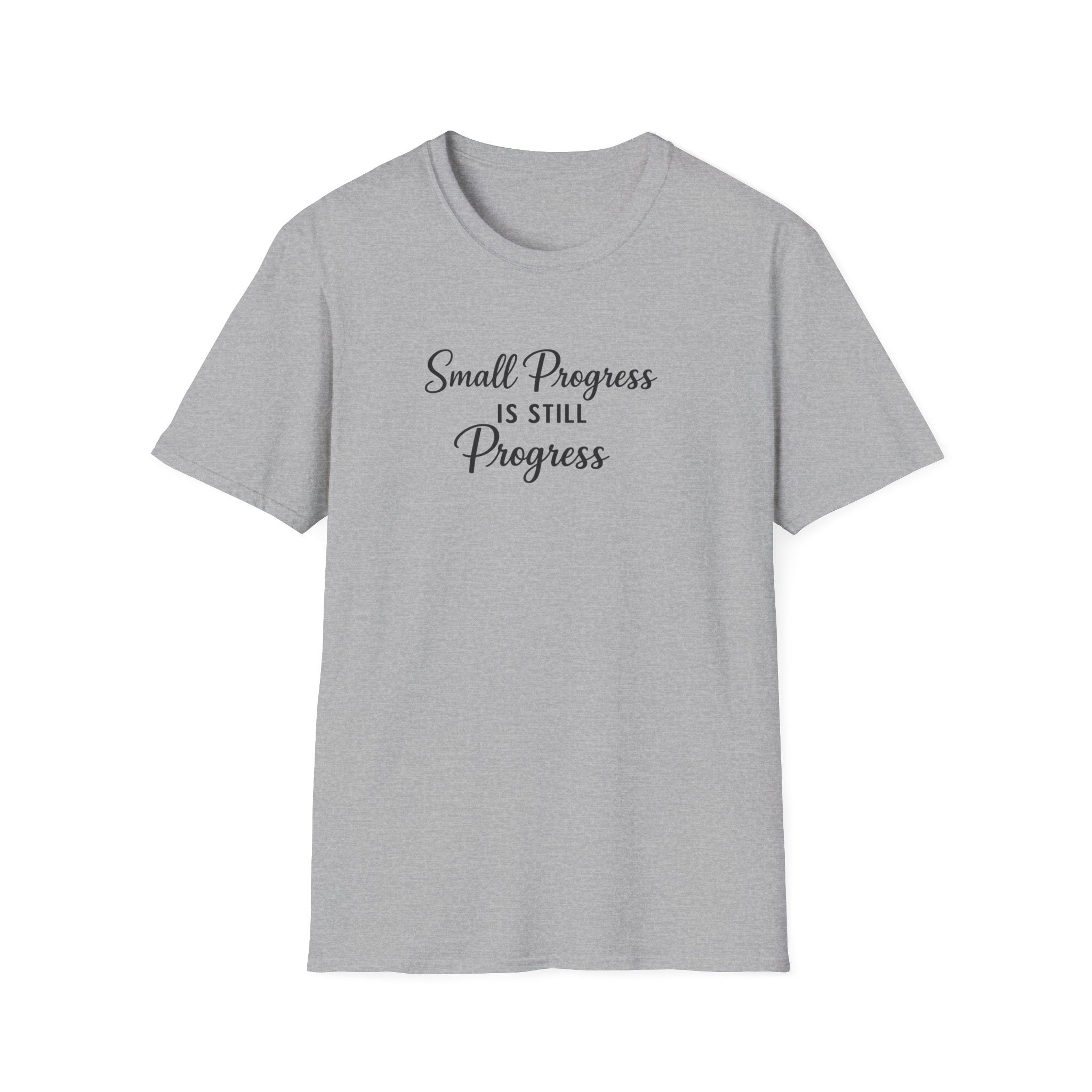 Small Progress Is Still Progress Shirt Minimalist Inspirational Tee Everyday Encouragement Gift 7 colors 100% cotton