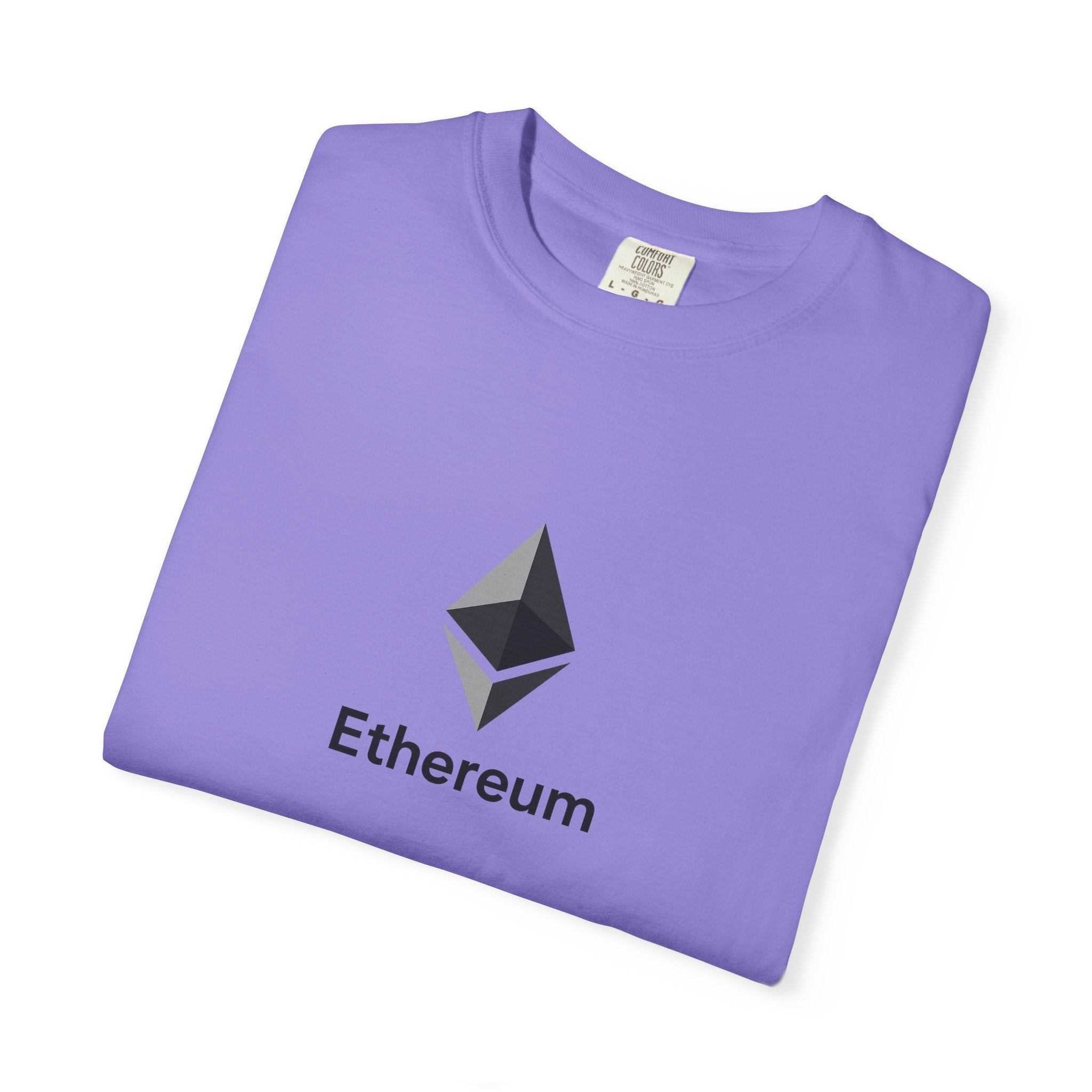 Ethereum Power Tee Bold Crypto Shirt for Blockchain Believers Premium Streetwear for ETH Holders 2 colors 100% cotton