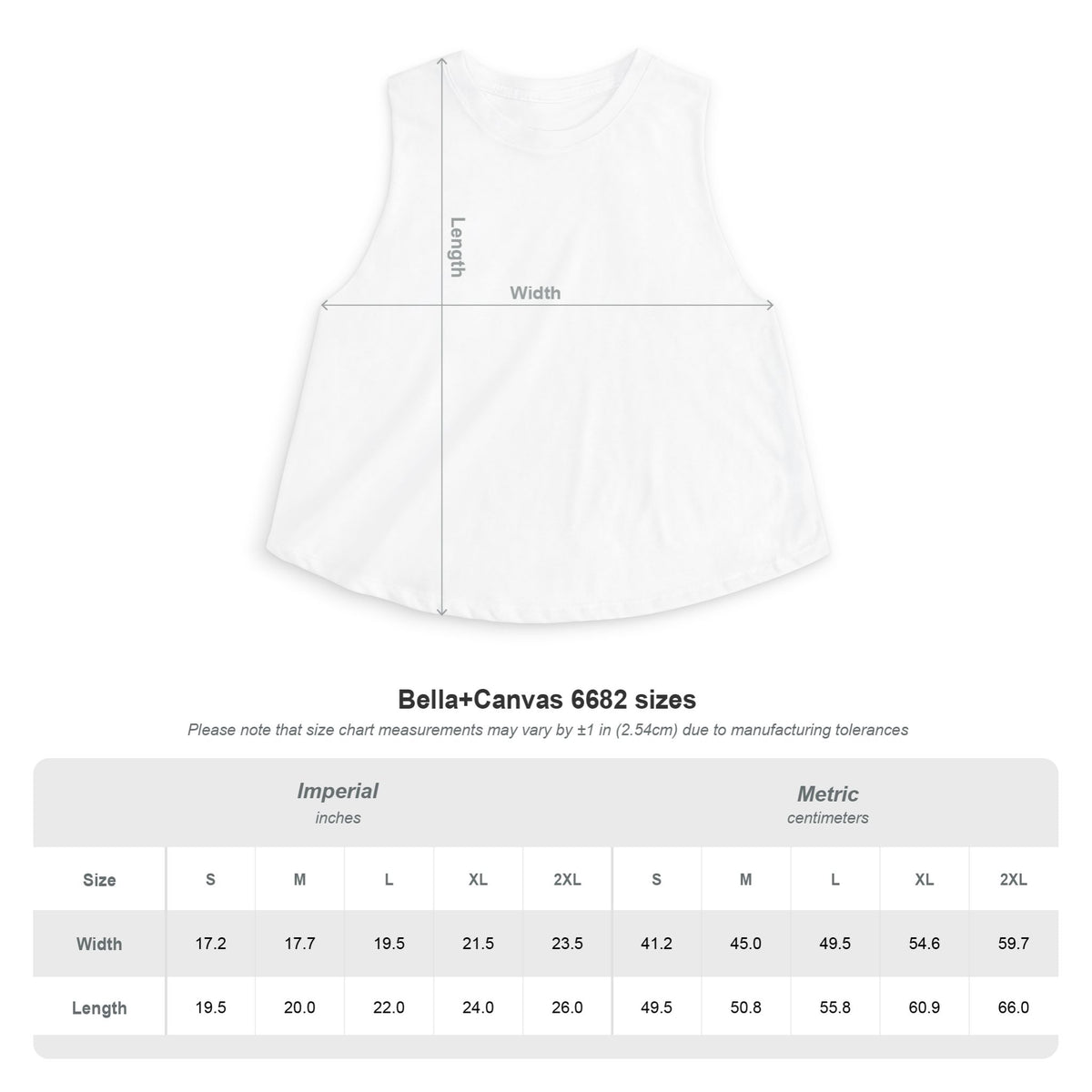 SatsandStripes.com Weights Before Dates Women’s Crop Top – Funny Gym Workout Tank Size Chart