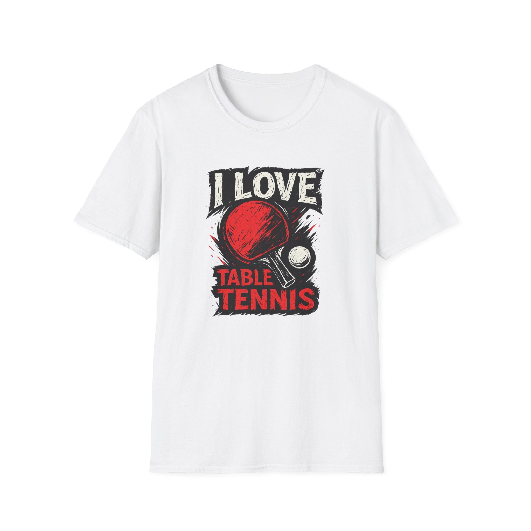 I Love Table Tennis T-Shirt Ping Pong Tee Smash it with style 4 colors 100% cotton