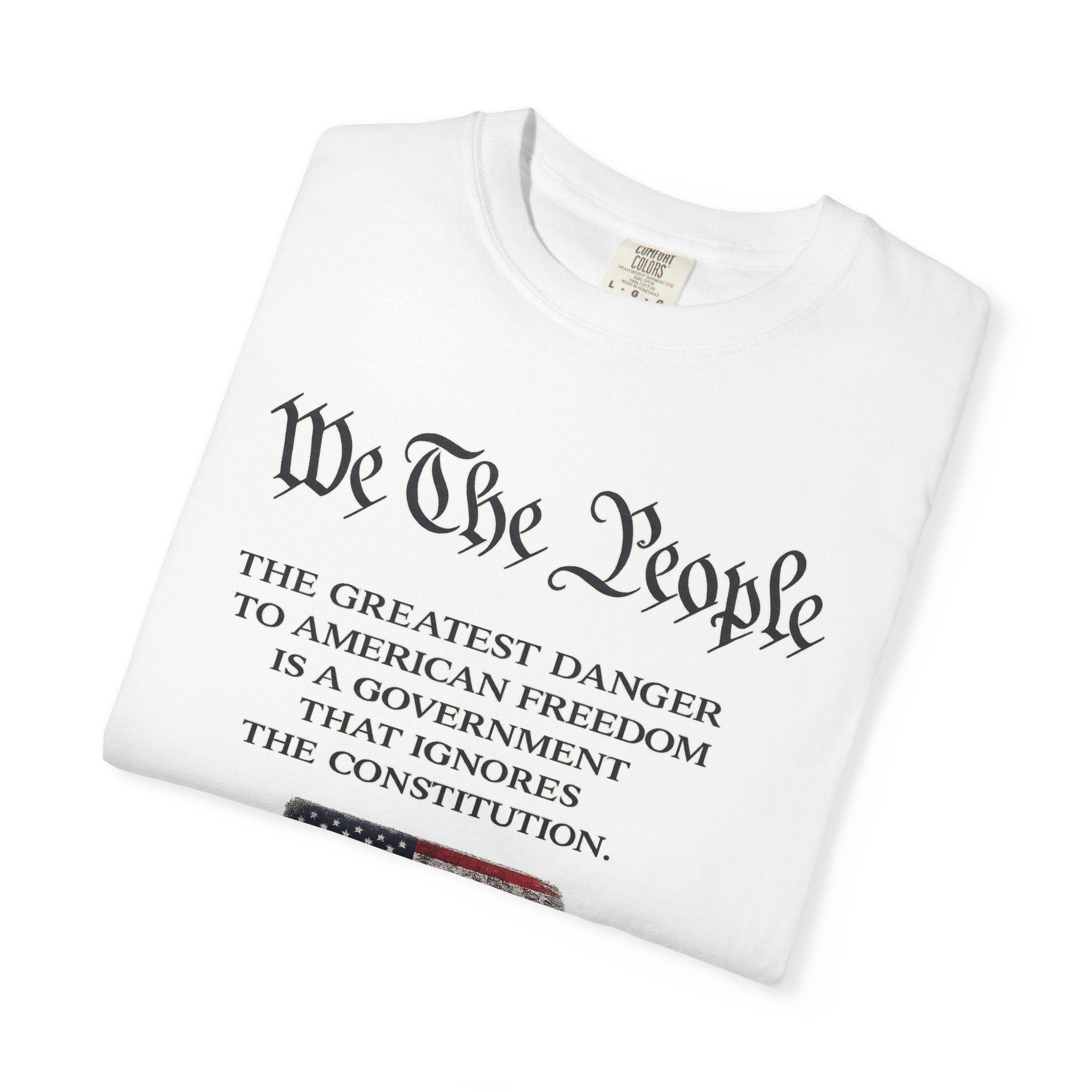 We The People Shirt Patriotic Constitution Tee Freedom USA Flag T-Shirt American Liberty Graphic Tee 3 colors 100% cotton