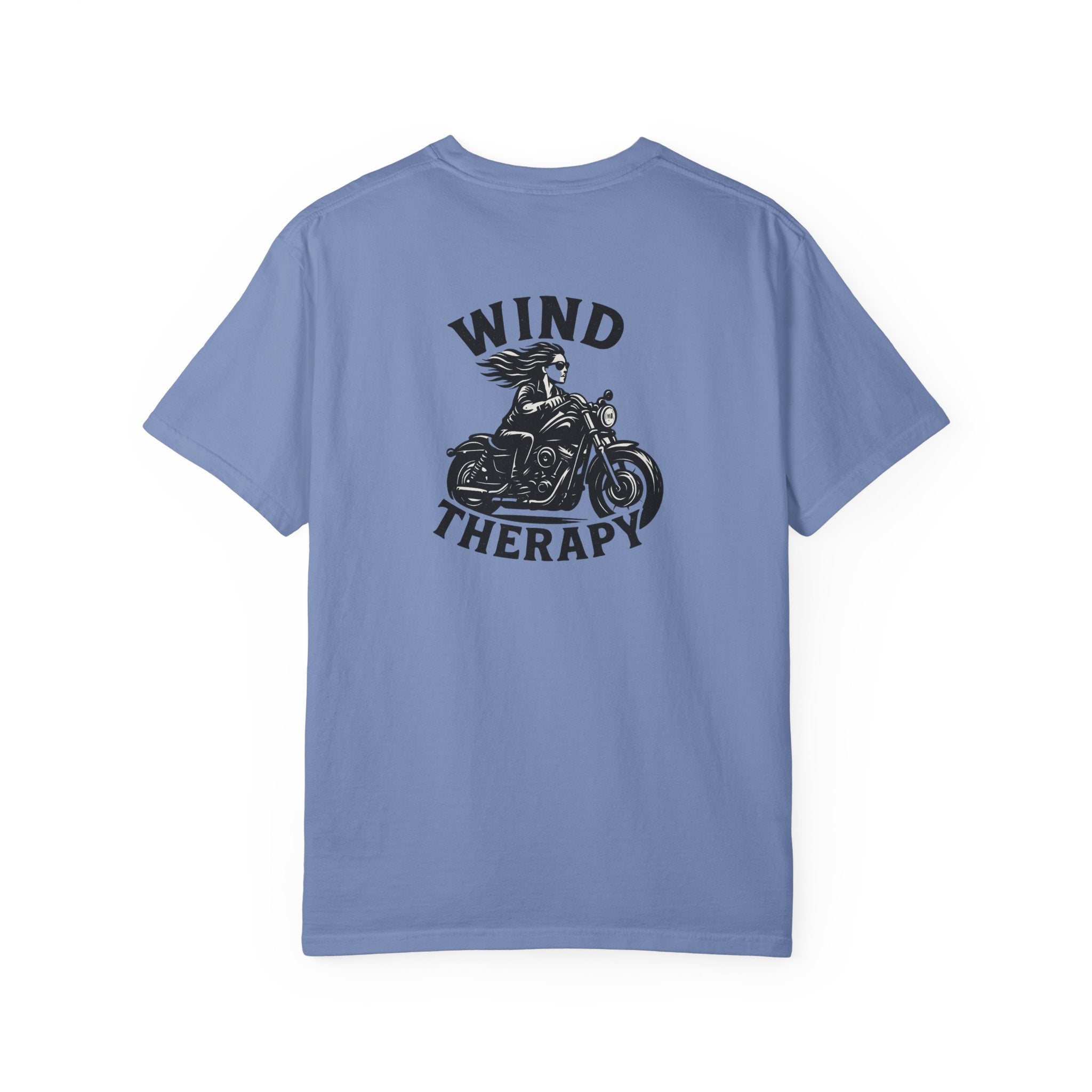 Feel the Freedom Every Time you Throw this on Harley "Wind Therapy" Biker Tee 7 colors 100% cotton