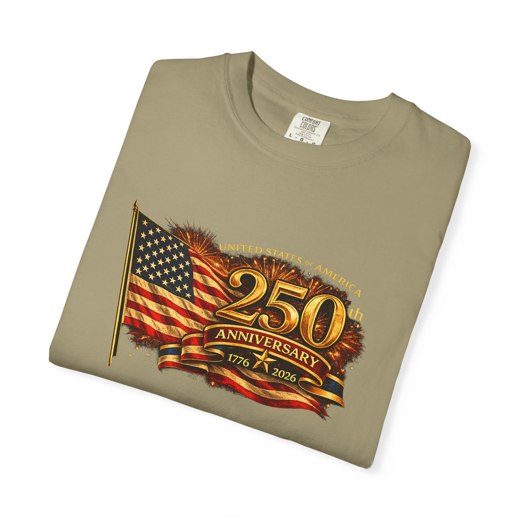 USA 250th Anniversary Shirt 1776-2026 Patriotic American Flag Tee Matching Couple 4th of July Tee America Gift 8 colors 100% cotton