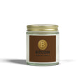Bitcoin Logo Coconut-Apricot Wax Candle 4 oz & 9 oz sizes 8 fragrances available