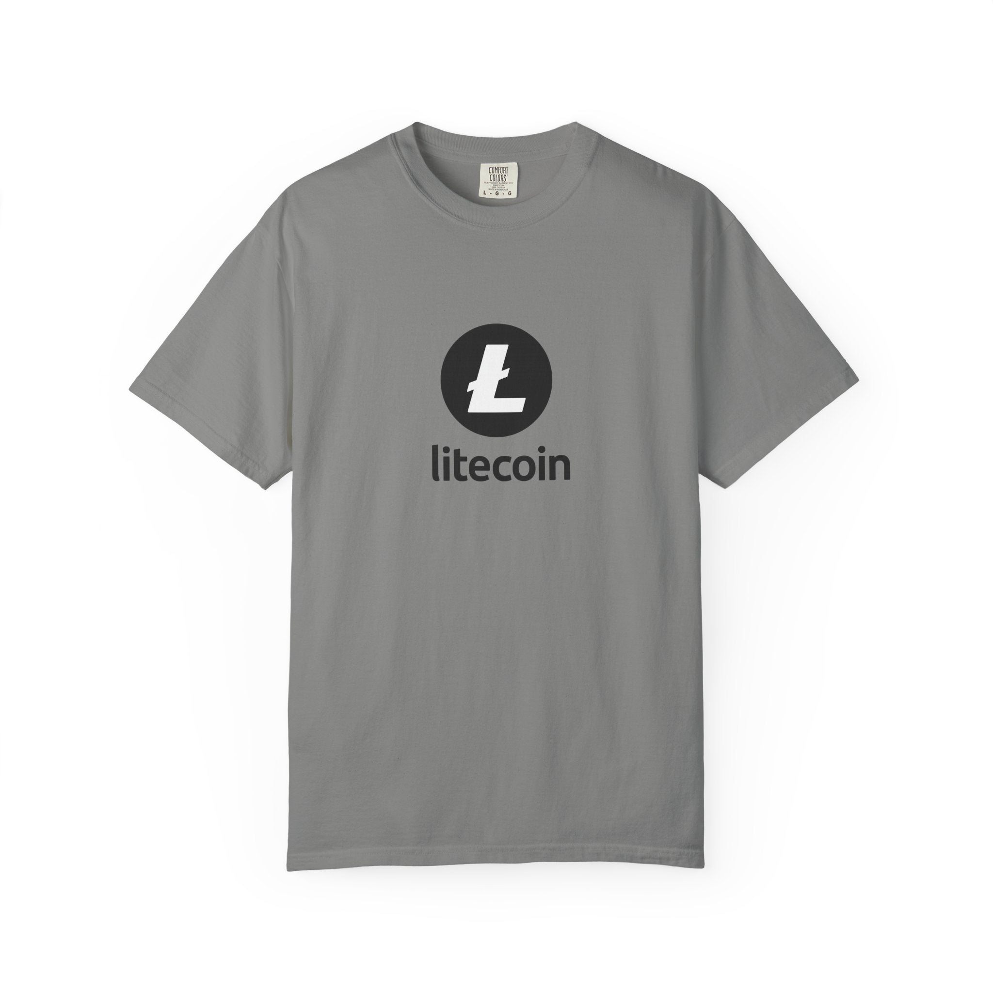 Litecoin Crypto T-Shirt Bitcoin Alternative Tee Blockchain Investor Gift Crypto Merch 4 colors 100% cotton