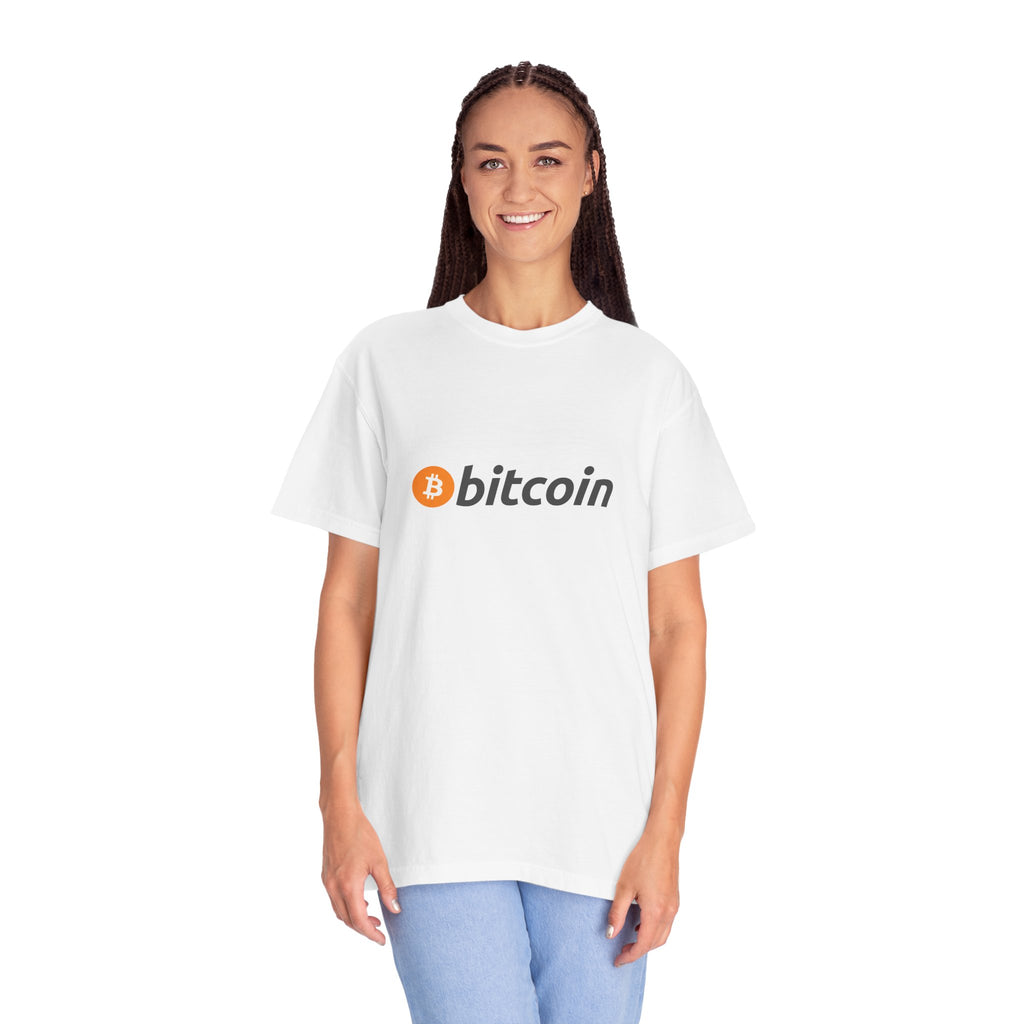 Bitcoin Logo Tee Clean and Confident The Classic Symbol of Financial Freedom 2 colors 100% cotton