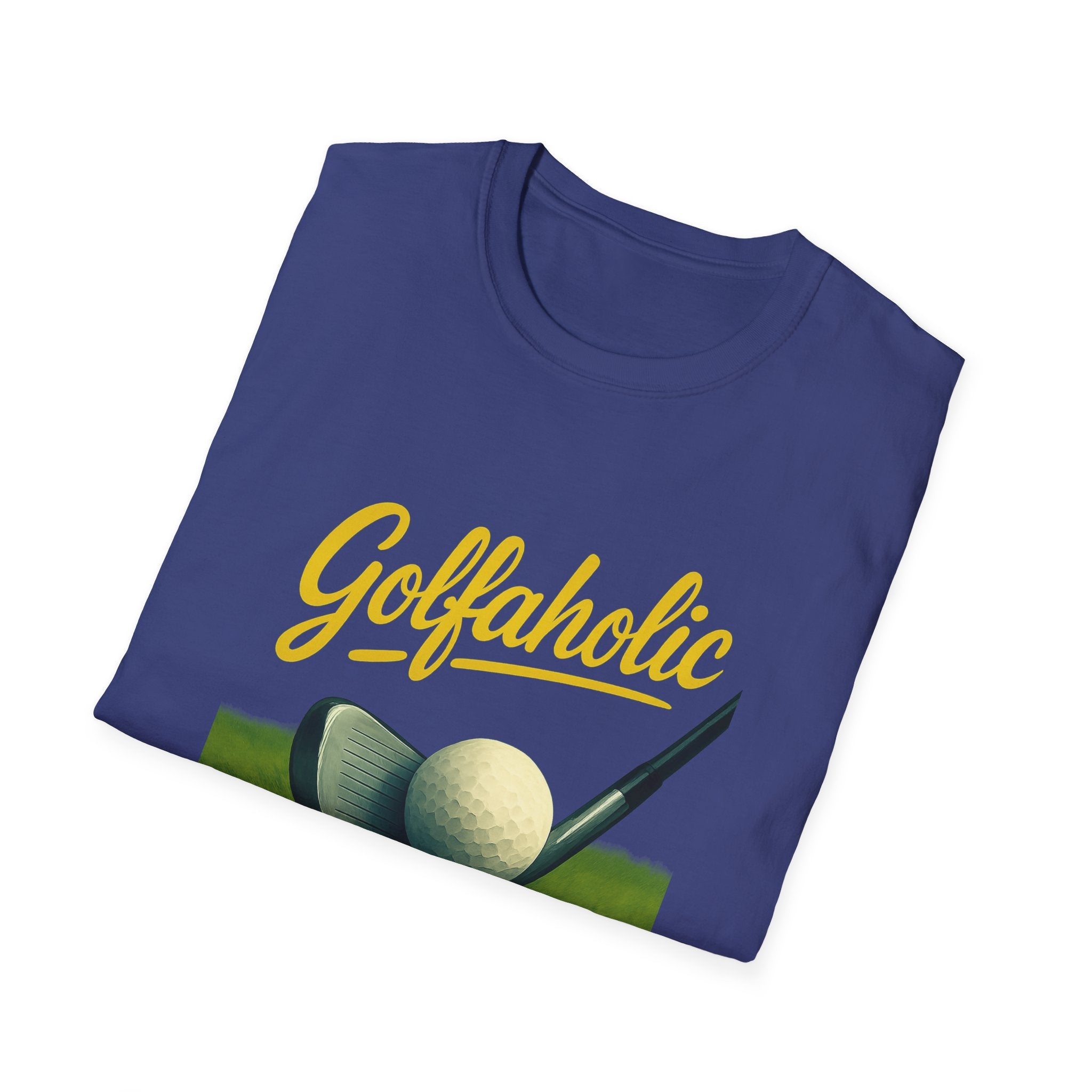 Golfaholic Tee Because Just One More Hole Is a Lifestyle 4 colors 100% cotton