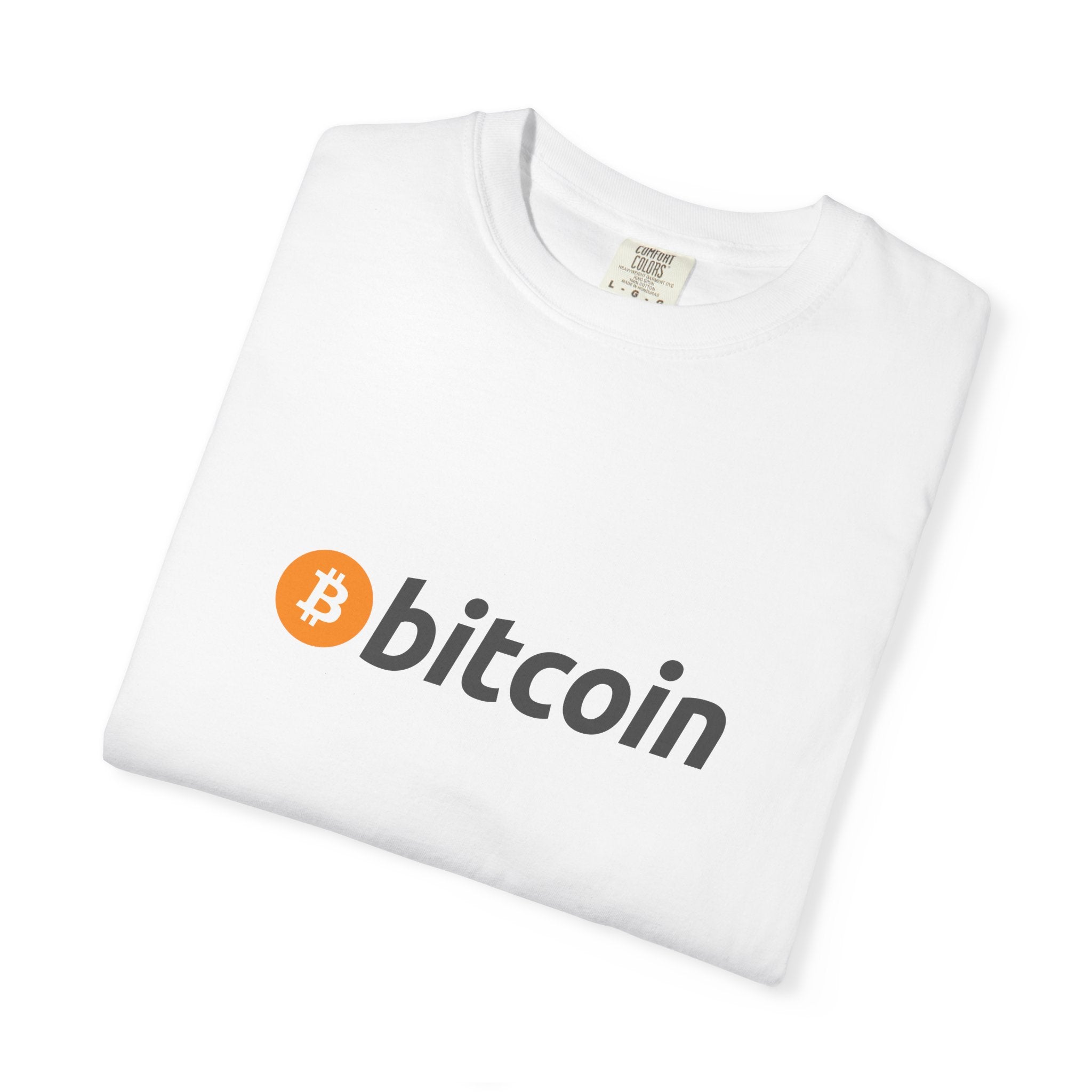 Bitcoin Logo Tee Clean and Confident The Classic Symbol of Financial Freedom 2 colors 100% cotton