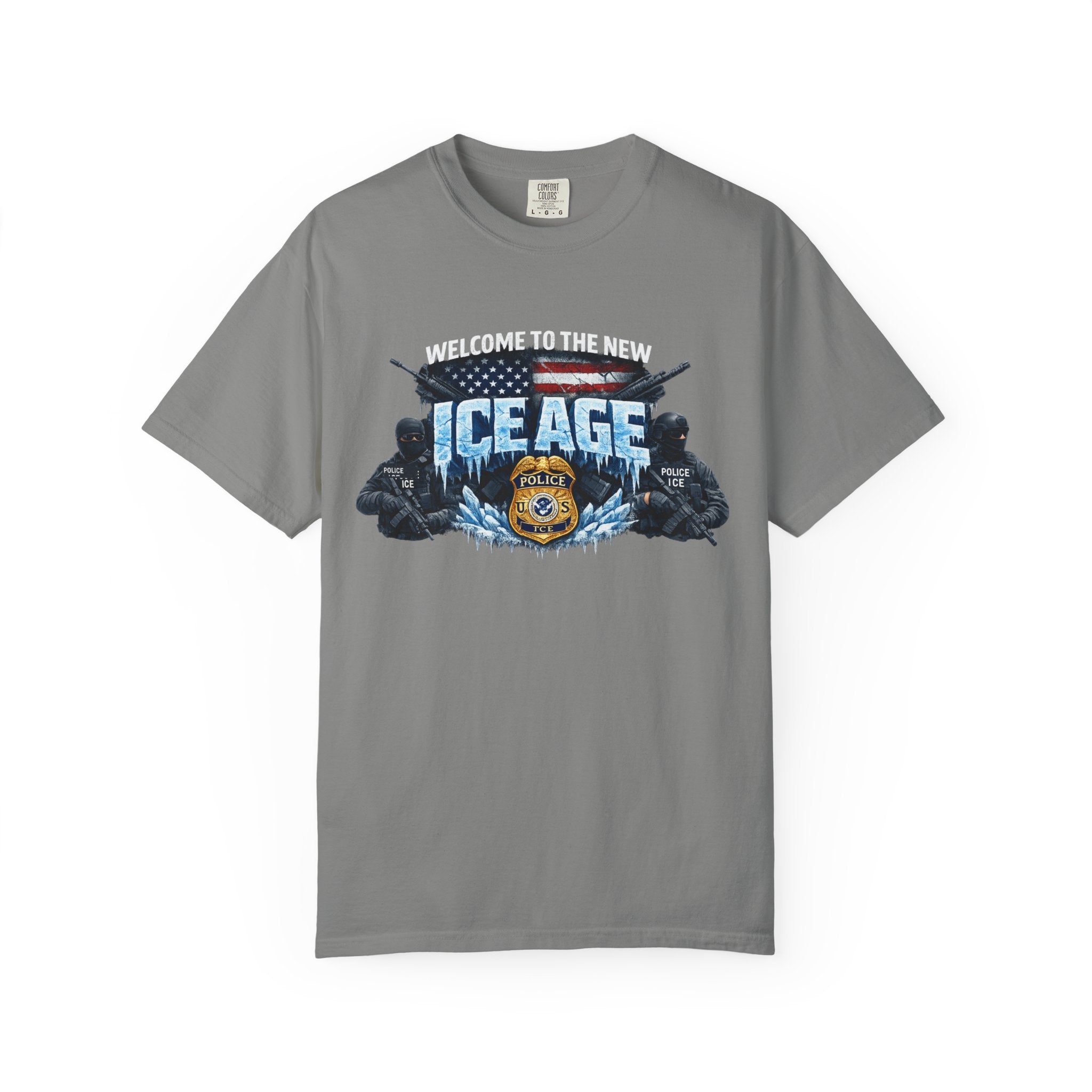 Welcome to the New ICE Age TShirt Pro Law Enforcement Shirt Patriotic Tactical Tee Police Support Apparel 6 colors 100% cotton