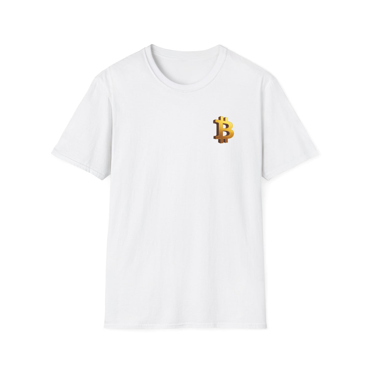 SatsandStrips.com Teach ₿ Freedom Bitcoin T-Shirt – Patriotic Bitcoin Education Graphic Tee White