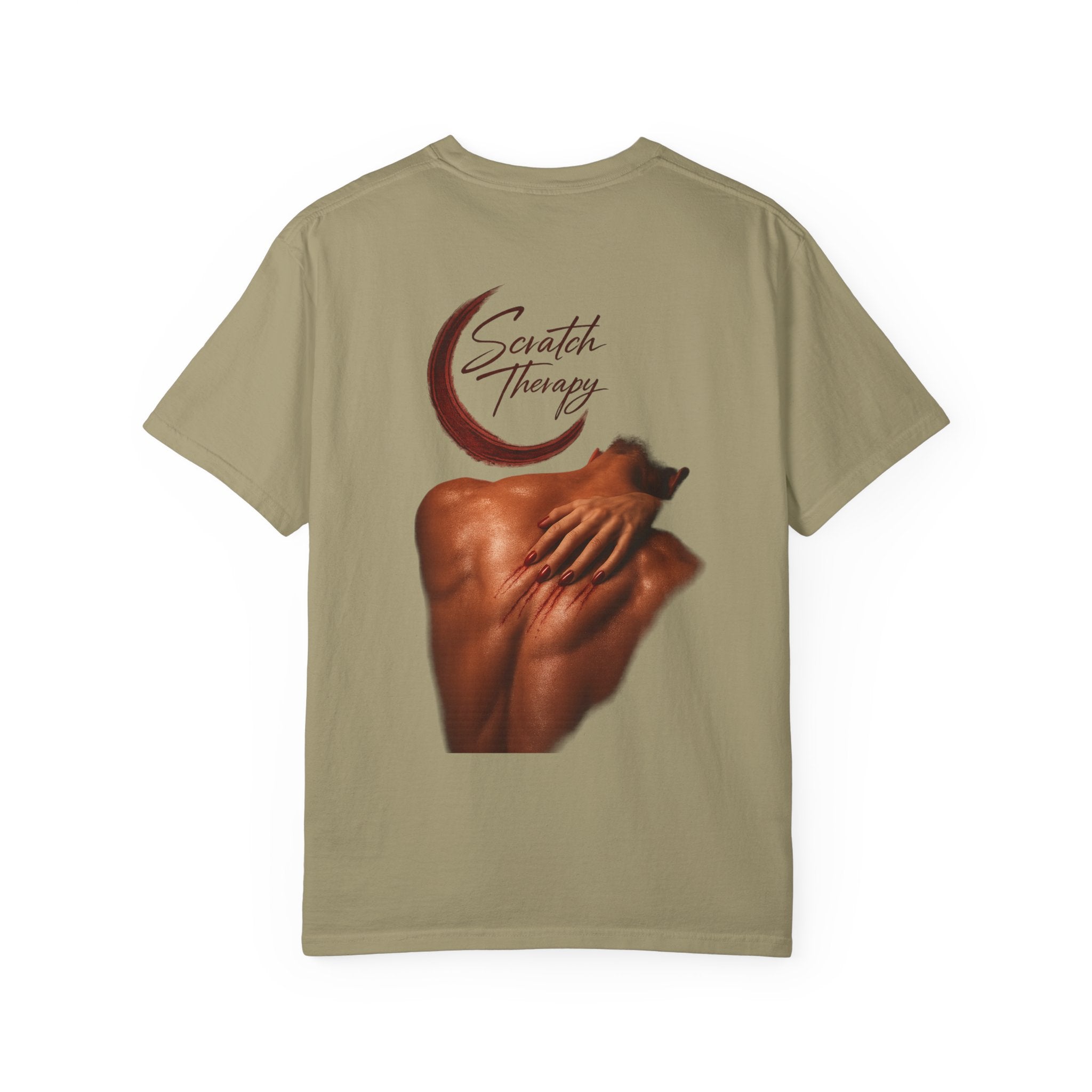 Scratch Therapy T-Shirt Lustiges Rücken Kratzen Shirt Entspannungsliebhaber Grafik T-Shirt 5 Farben 100% Baumwolle