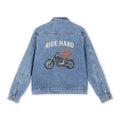 Ride Hard Motorcycle Denim Jacket Relaxed & Harley inspired