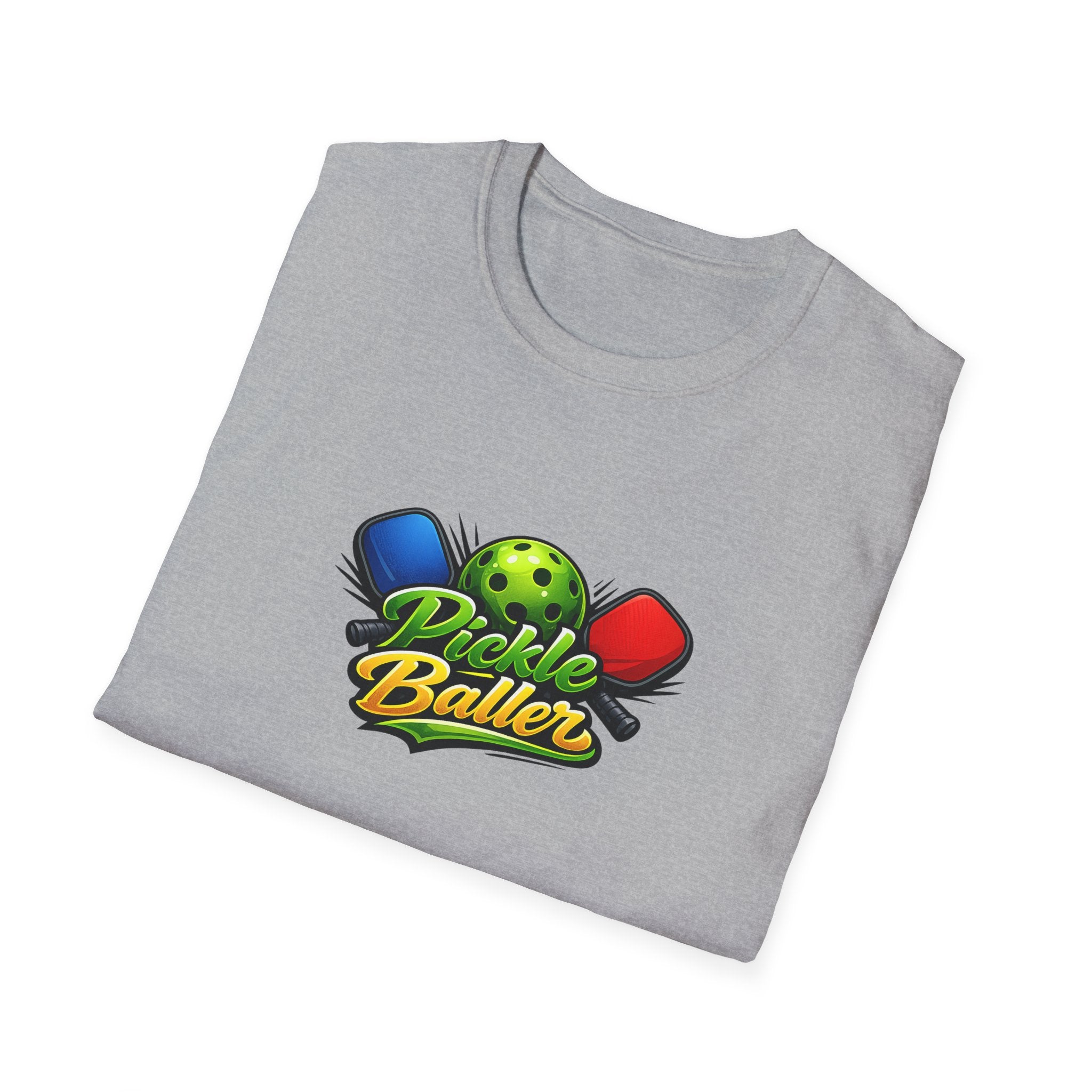 Pickle Baller TShirt Funny Pickleball Shirt for Men and Women Pickleball Player Gift Pickleball Lover Apparel 6 colors 100% cotton