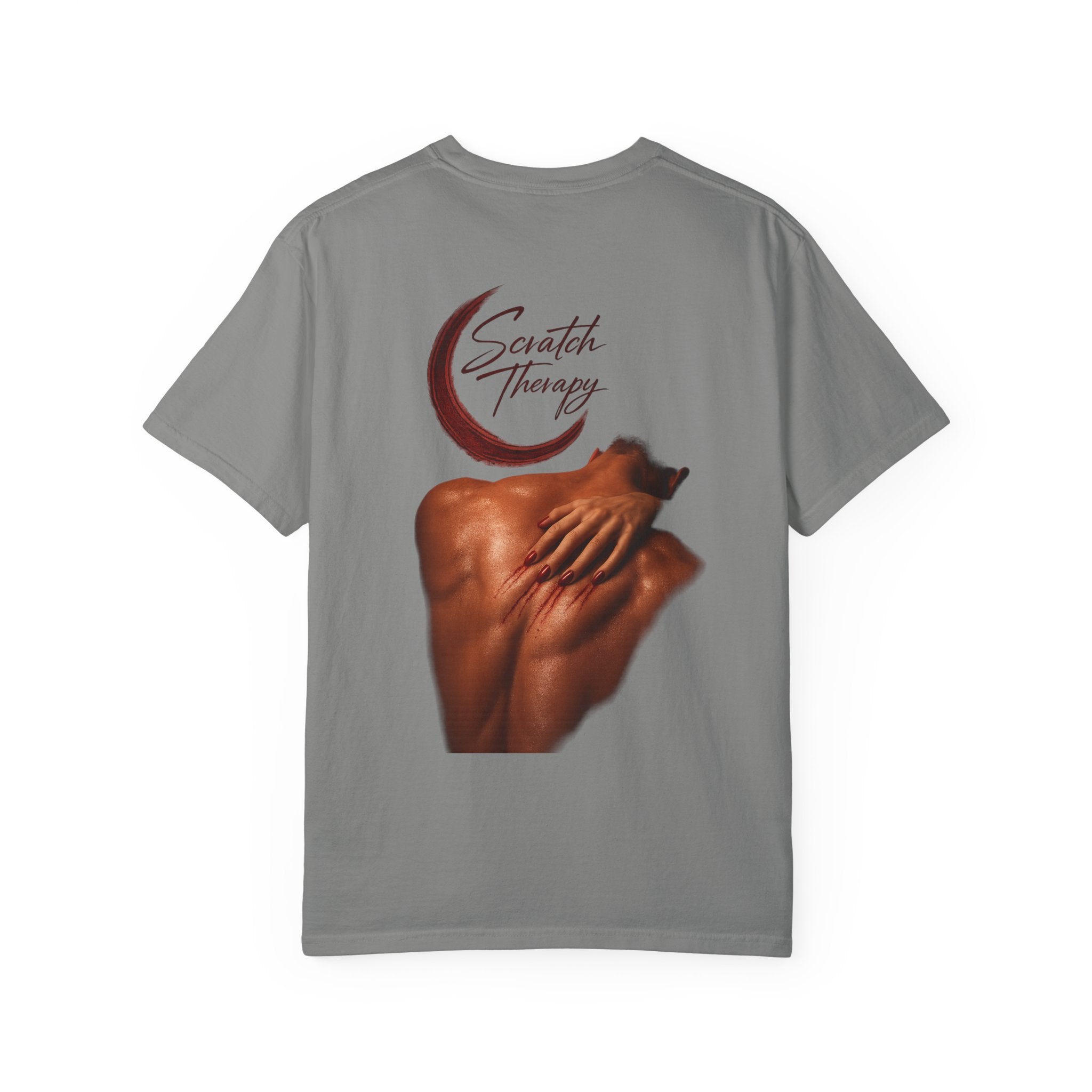 Scratch Therapy T-Shirt Lustiges Rücken Kratzen Shirt Entspannungsliebhaber Grafik T-Shirt 5 Farben 100% Baumwolle