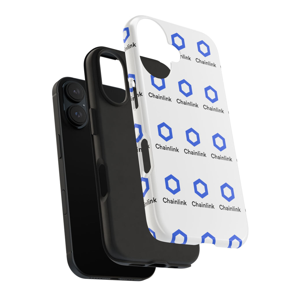 Chainlink Tough Phone Case LINK Crypto Phone Case iPhone and Samsung Case Glossy Protective Cover Chainlink Logo Case