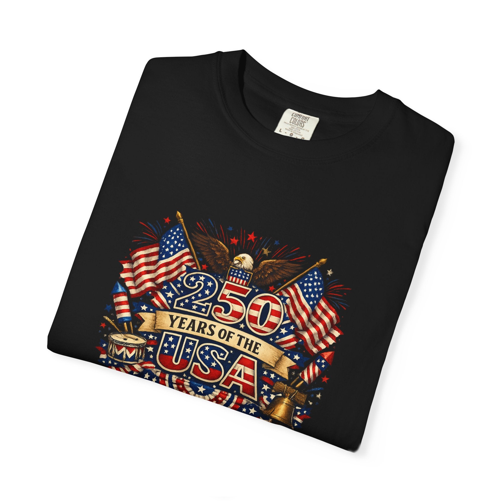 USA 250th Anniversary Shirt Patriotic America 1776-2026 Tee 4th of July Tshirt Independence Day Gift 8 colors 100% cotton