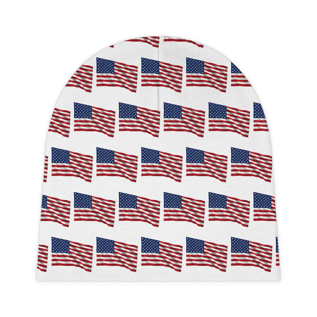 American Flag Baby Beanie Patriotic Newborn Hat USA Infant Cap 4th of July Baby Hat Baby Shower Gift Cute USA Baby Beanie
