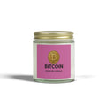 Bitcoin Logo Candles Coconut Apricot Wax 4 oz & 9 oz sizes 8 fragrances available