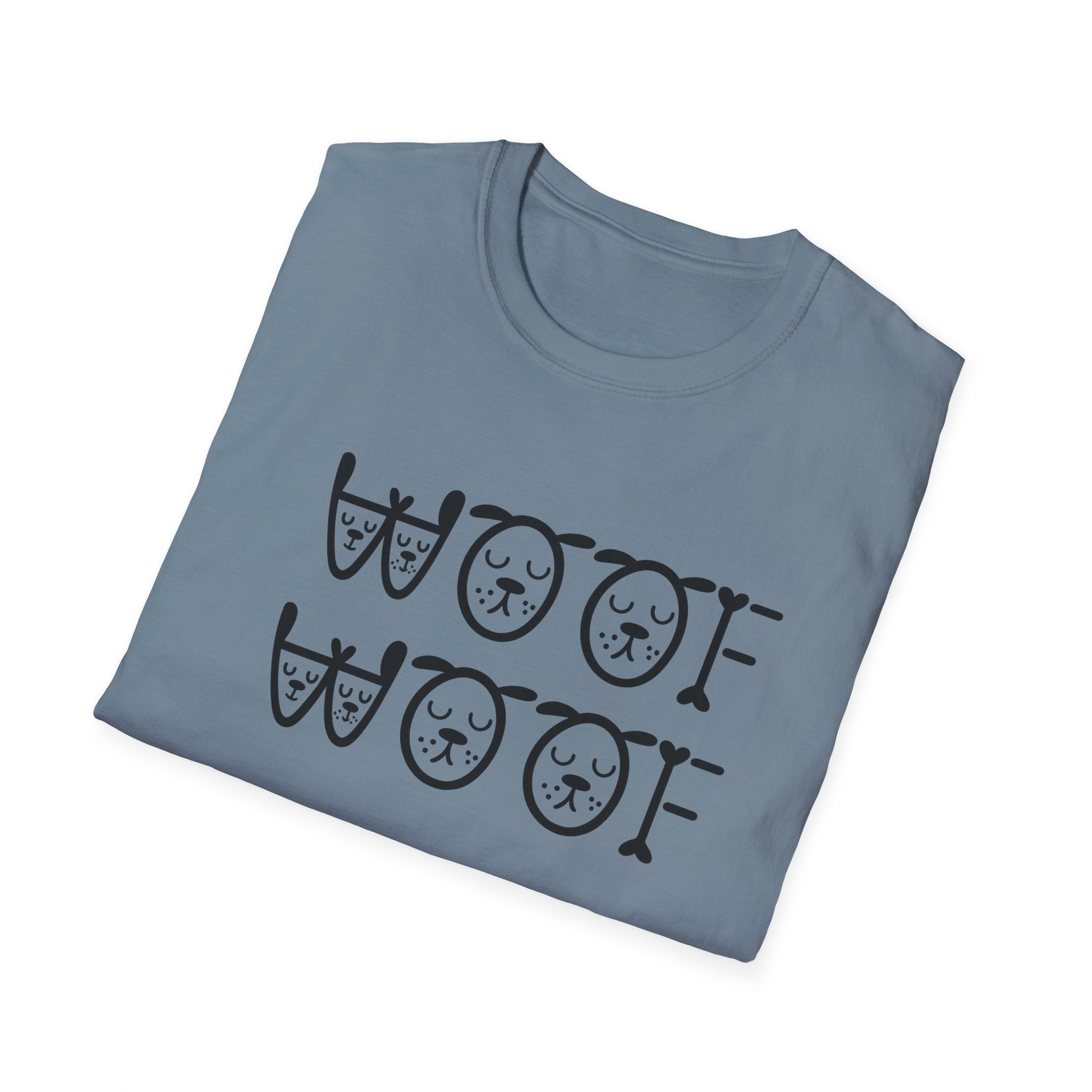 Woof Woof Dog Lover Shirt Cute Dog T-Shirt Dog Owner Gift 6 colors 100% cotton