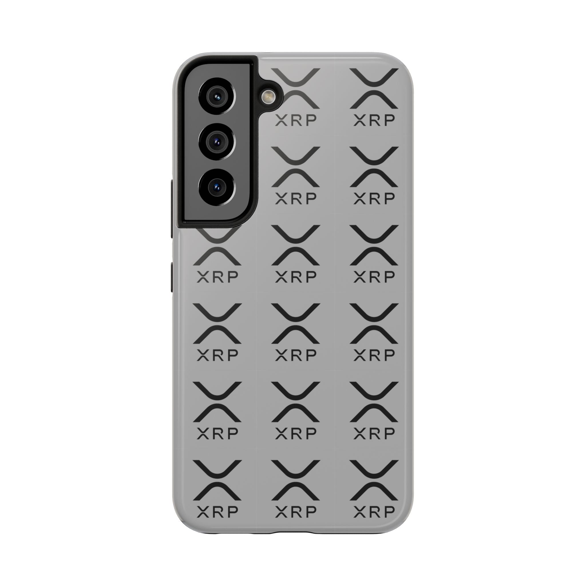 XRP Tough Phone Case Crypto iPhone Samsung Case Glossy Protective Phone Cover Modern Ripple Pattern Case