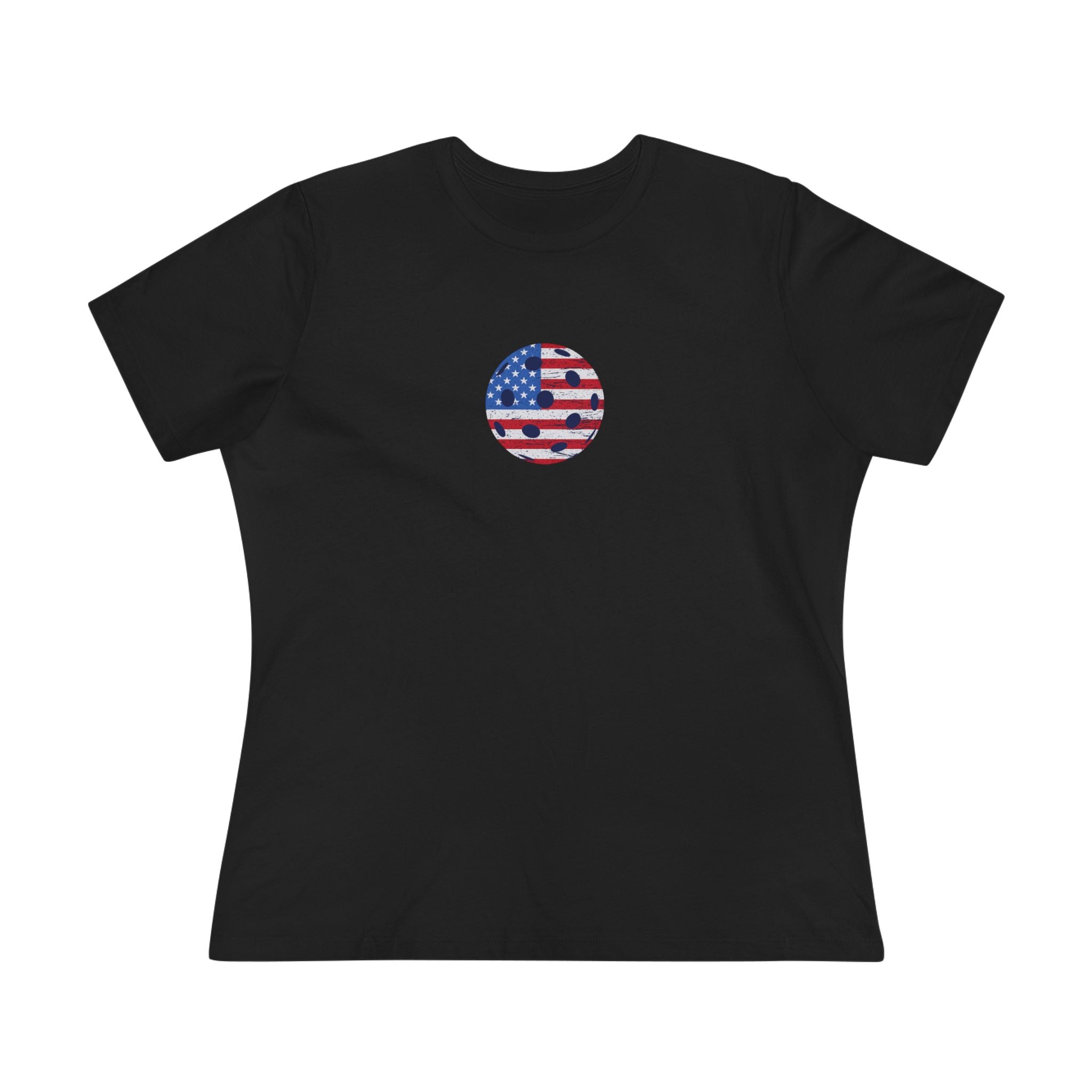 Women's Pickleball Tee Patriotic Pickleball Shirt Pickleball Lover Gift Court Sport Women Shirt 5 colors 100% cotton