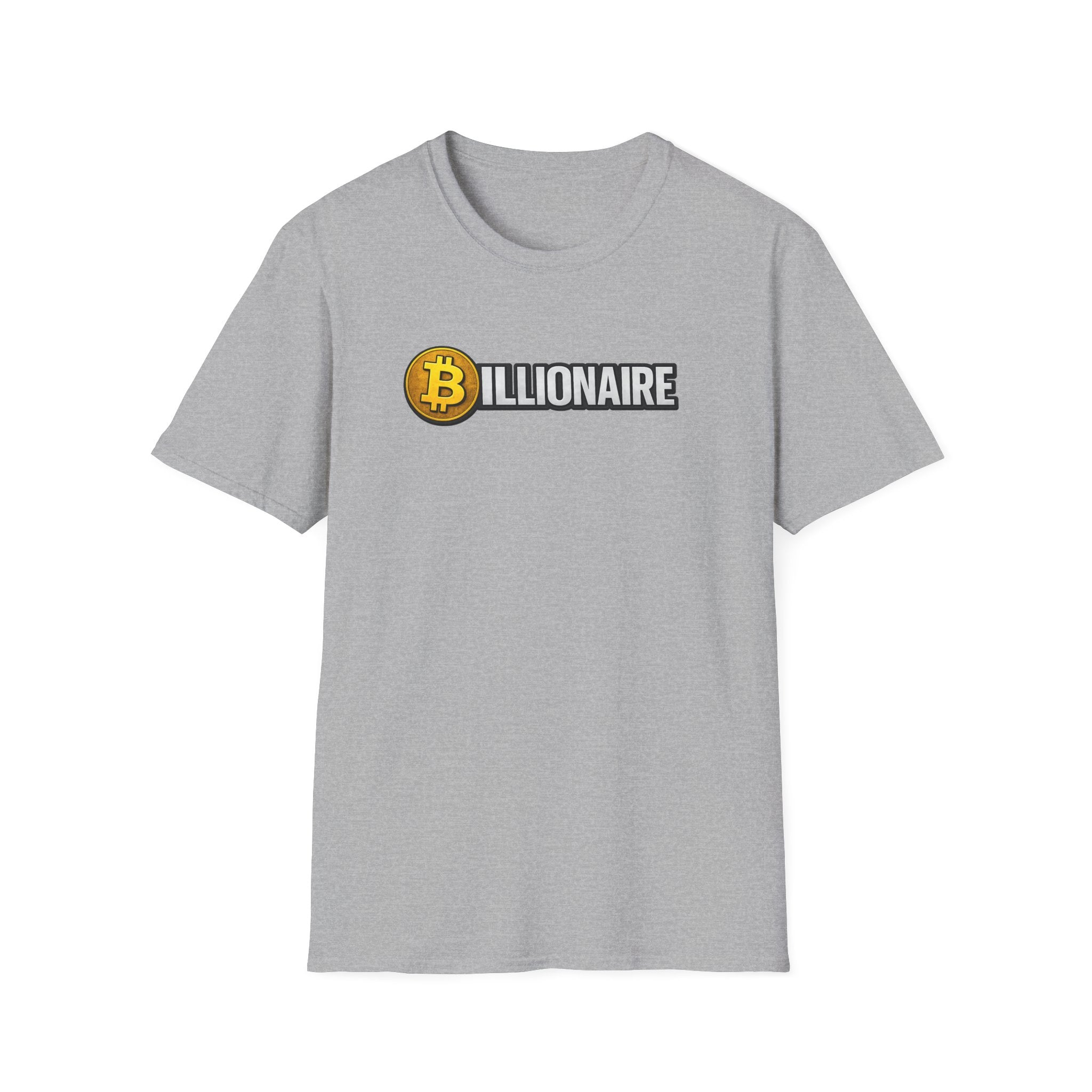 Bitcoin Billionaire T-Shirt Show your crypto pride in style with this tee 5 colors 100% cotton