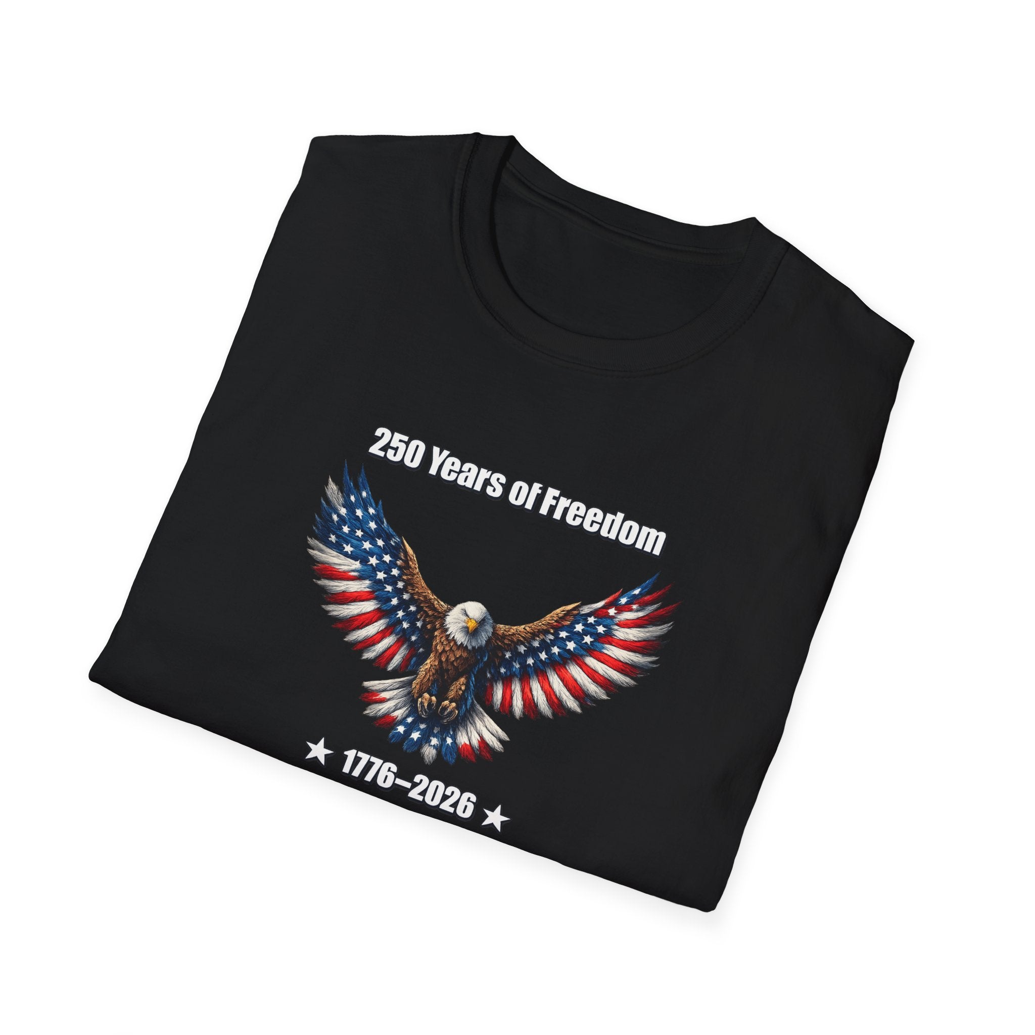 250 Jahre Freiheit T-Shirt Amerika 250 Feier T-Shirt USA Unabhängigkeitsgeschenk 4. Juli T-Shirt 7 Farben 100% Baumwolle
