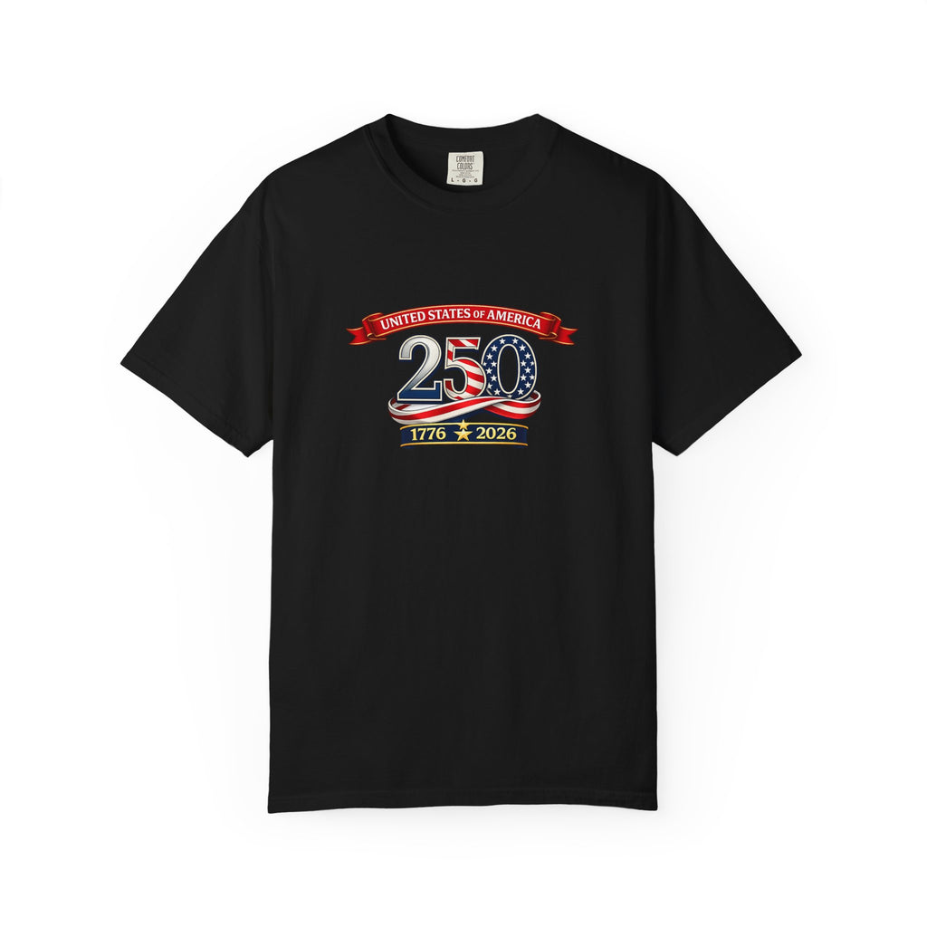 USA 250th Anniversary Shirt 1776-2026 Patriotic T-Shirt America Birthday Tee July 4th Patriotic Gift 3 colors 100% cotton