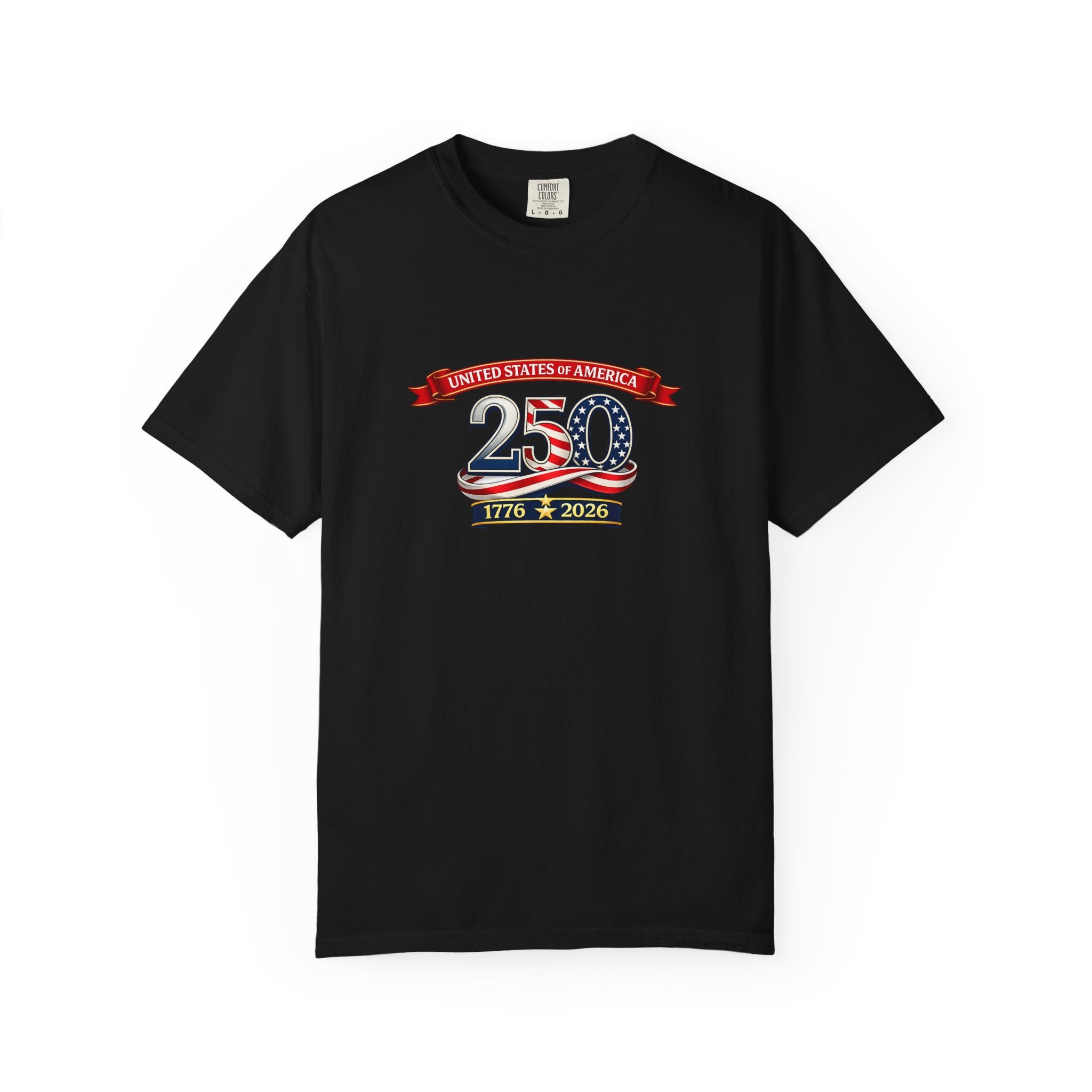 USA 250th Anniversary Shirt 1776-2026 Patriotic T-Shirt America Birthday Tee July 4th Patriotic Gift 3 colors 100% cotton