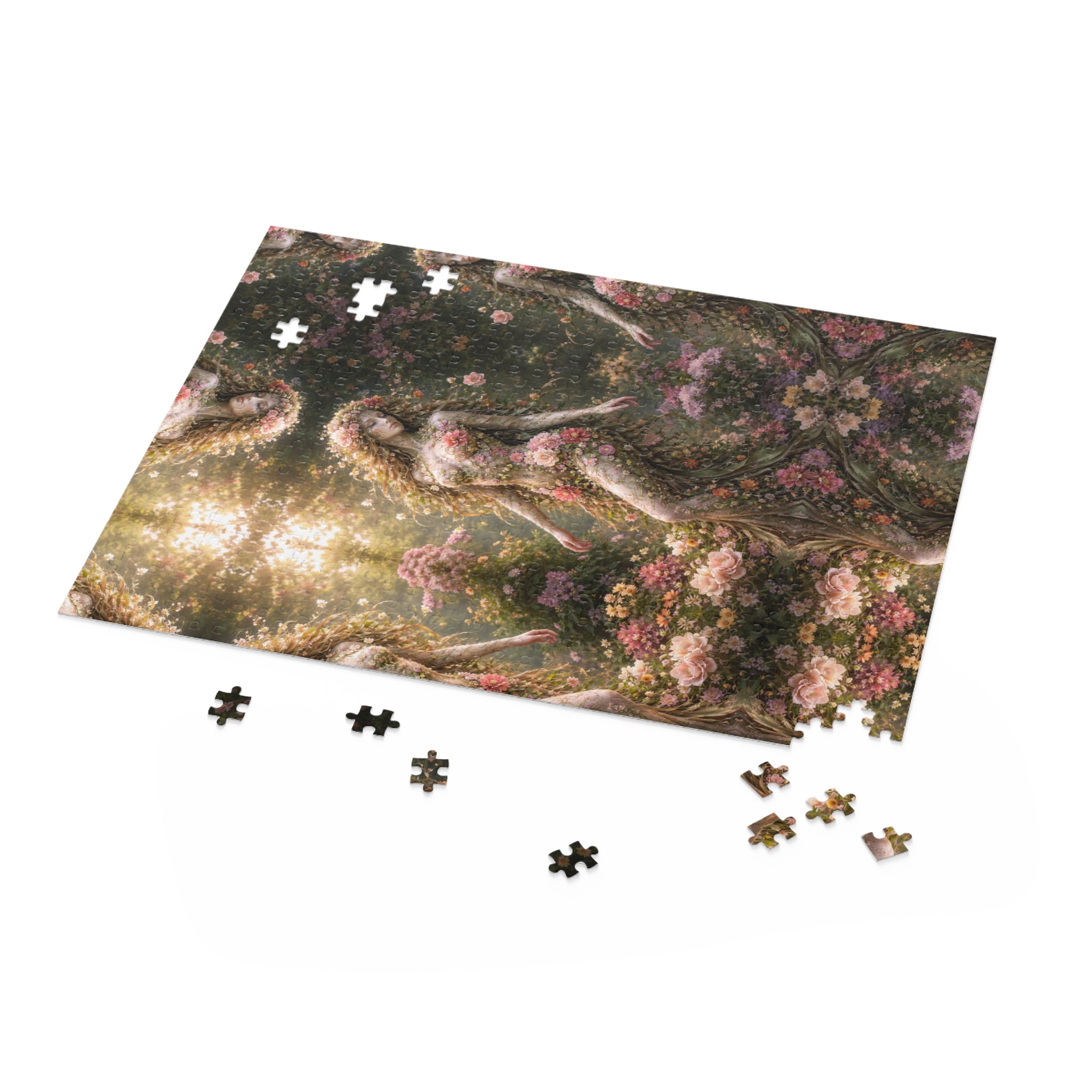 Enchanted Forest Goddess Puzzle Piece Fantasy Jigsaw Puzzle Relaxing Adult Puzzle Gift for Puzzle Lovers 500 pieces 16 x 20