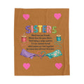 Sisters Blanket More Than Friends Sisters Gift Sister Throw Blanket Sentimental Sister Gift 50" x 60"